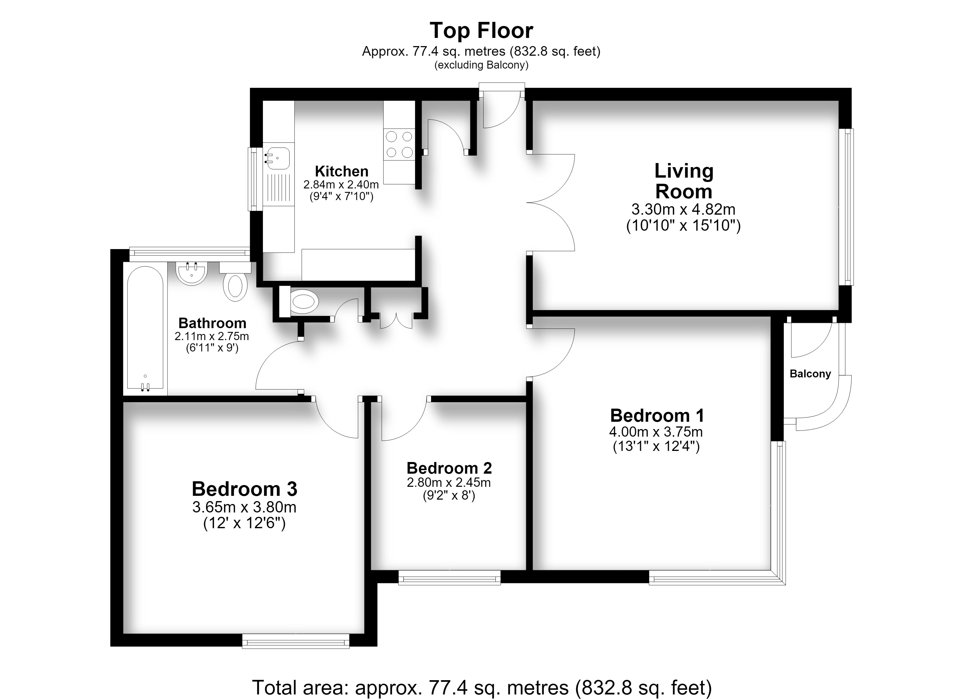 Dyke Road, Brighton floorplan