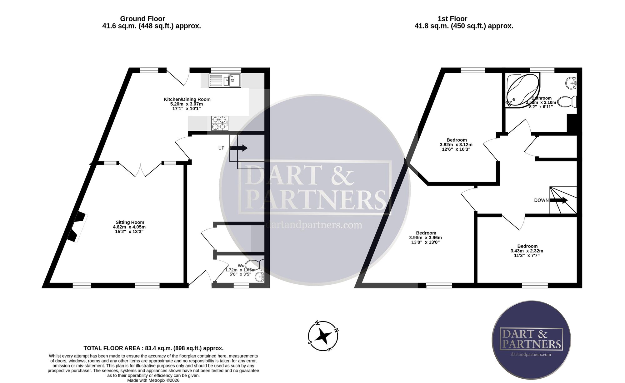 10 Sercombes Gardens, Exeter floorplan