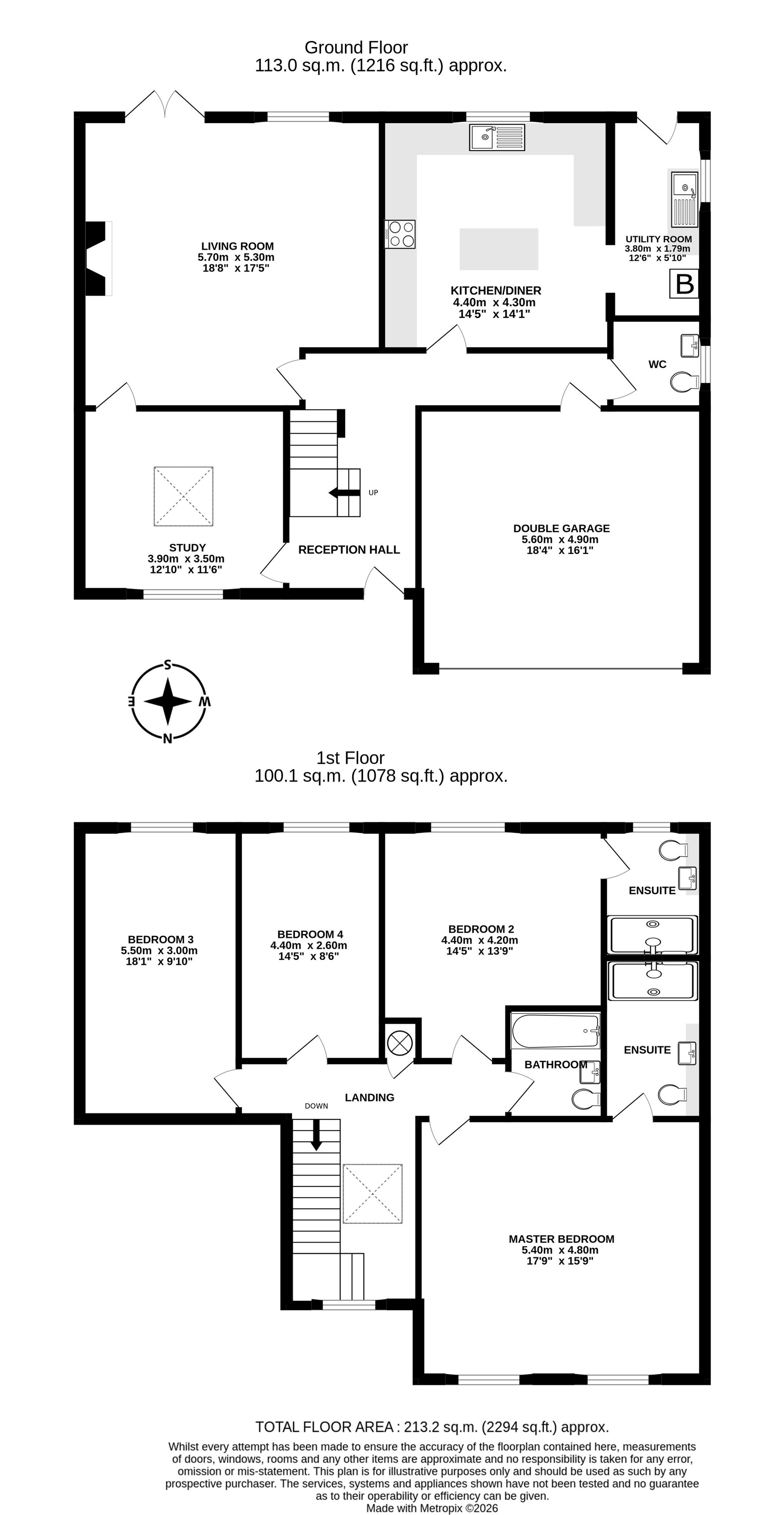 The Carriageway, Malpas floorplan