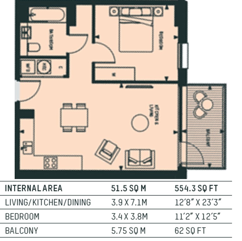 1 Bedrooms Flat for sale in Cedarwood View, Timberyard, Grove Street, London SE8