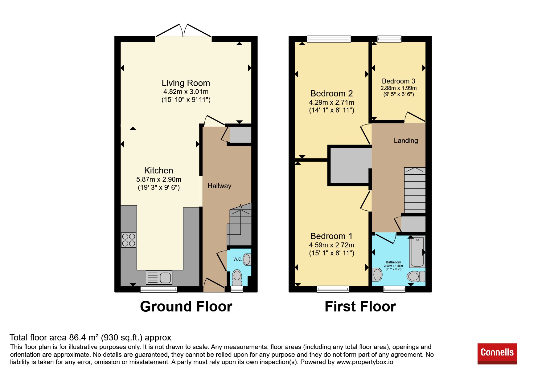 Martindale Close, Worcester floorplan