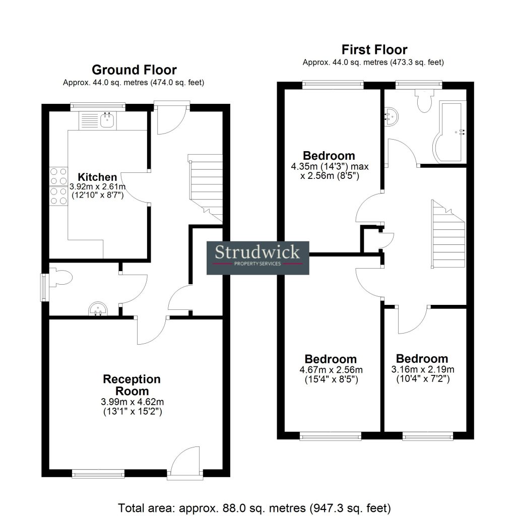 1, Peel Place, Whitehill floorplan