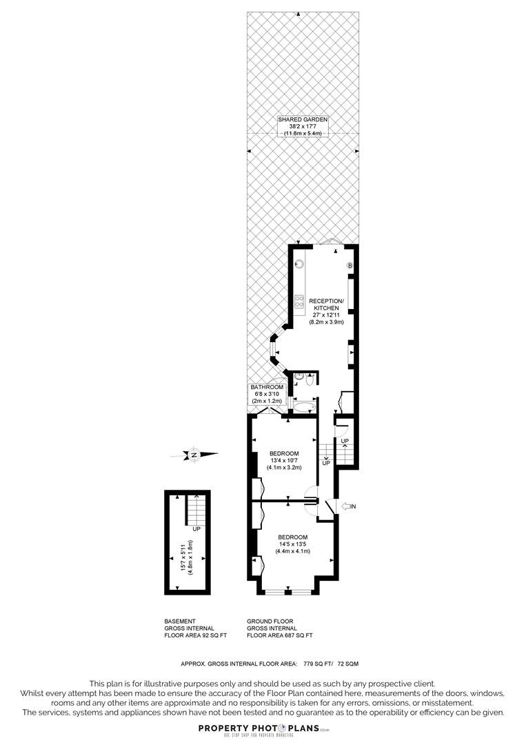 Ground Floor Flat, 43, Maldon Road, Acton floorplan