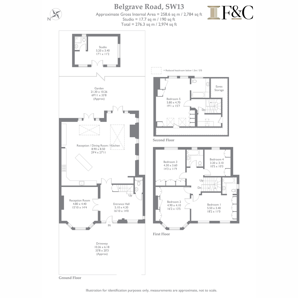 12, Belgrave Road, London floorplan