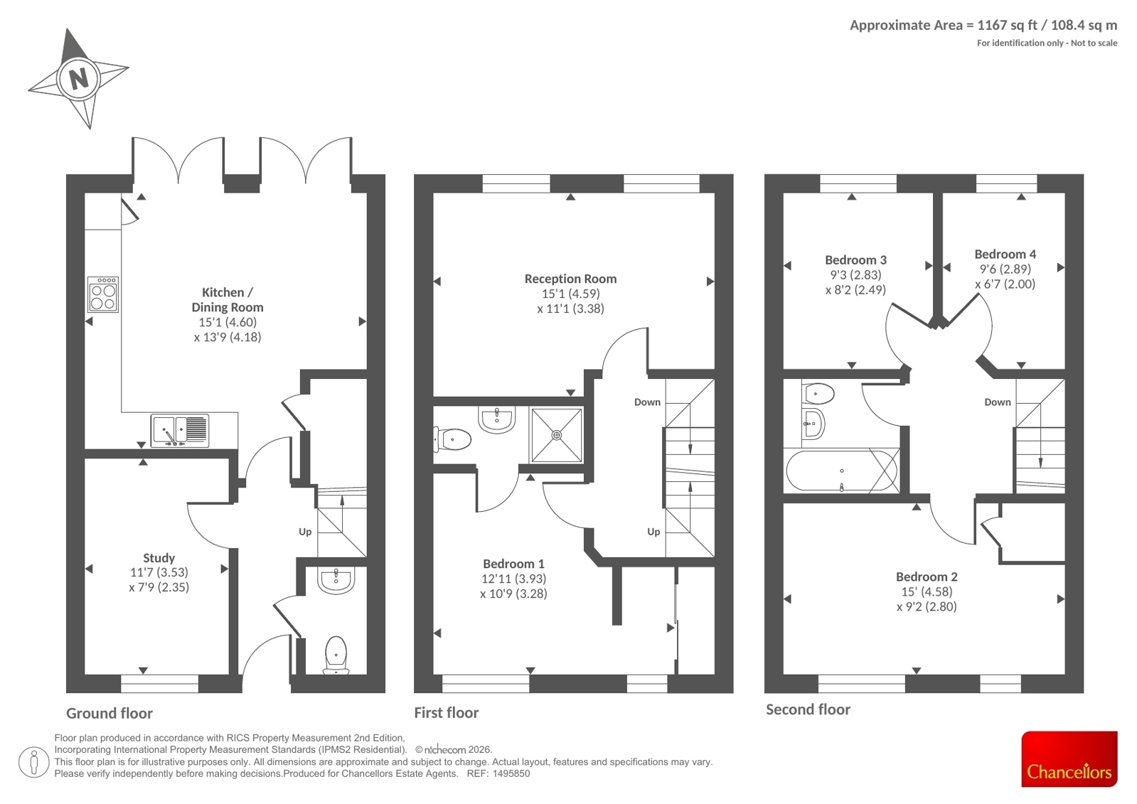 55, Green Wilding Road, Hereford floorplan