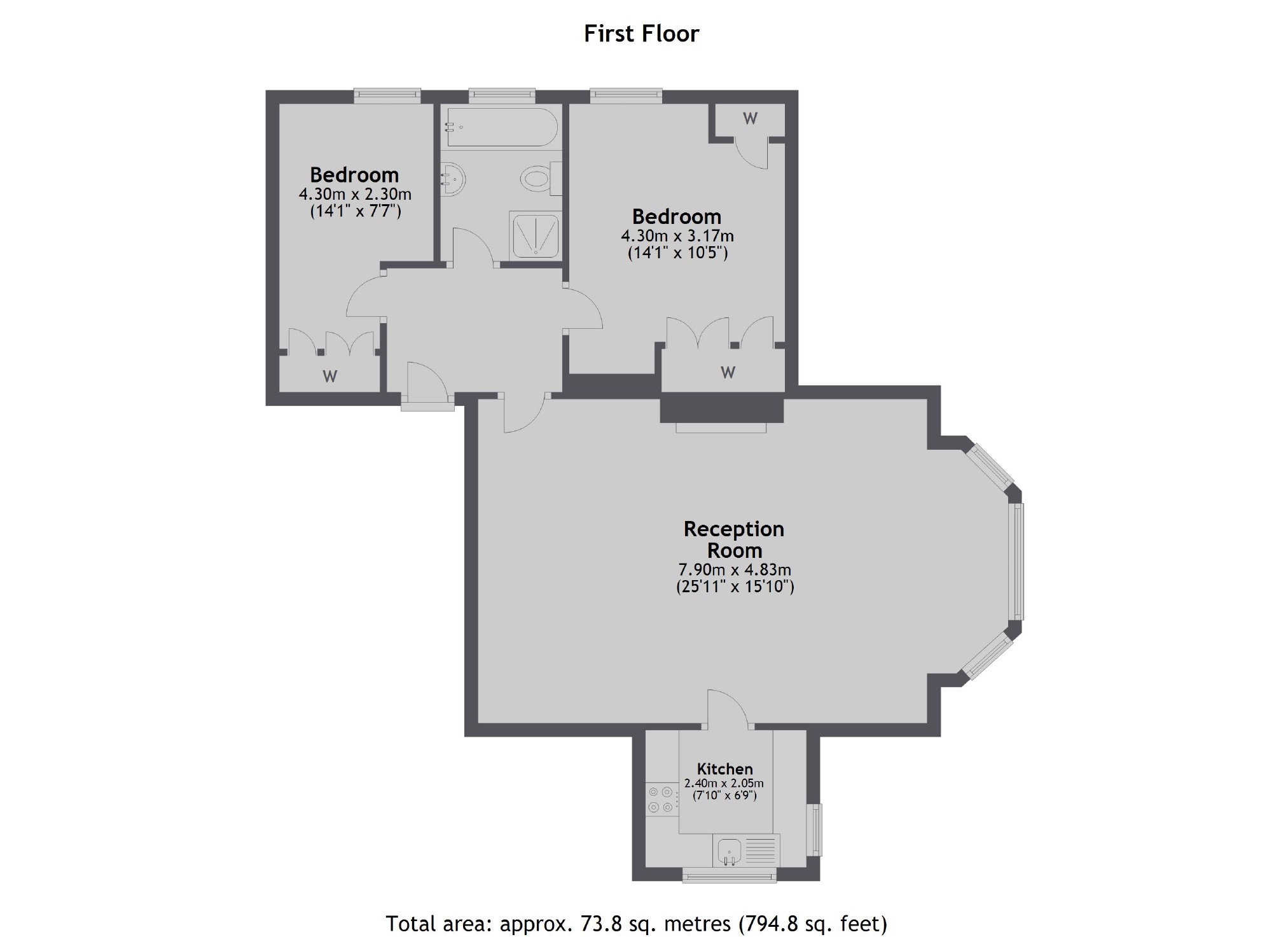 Riverdale Road, Twickenham floorplan