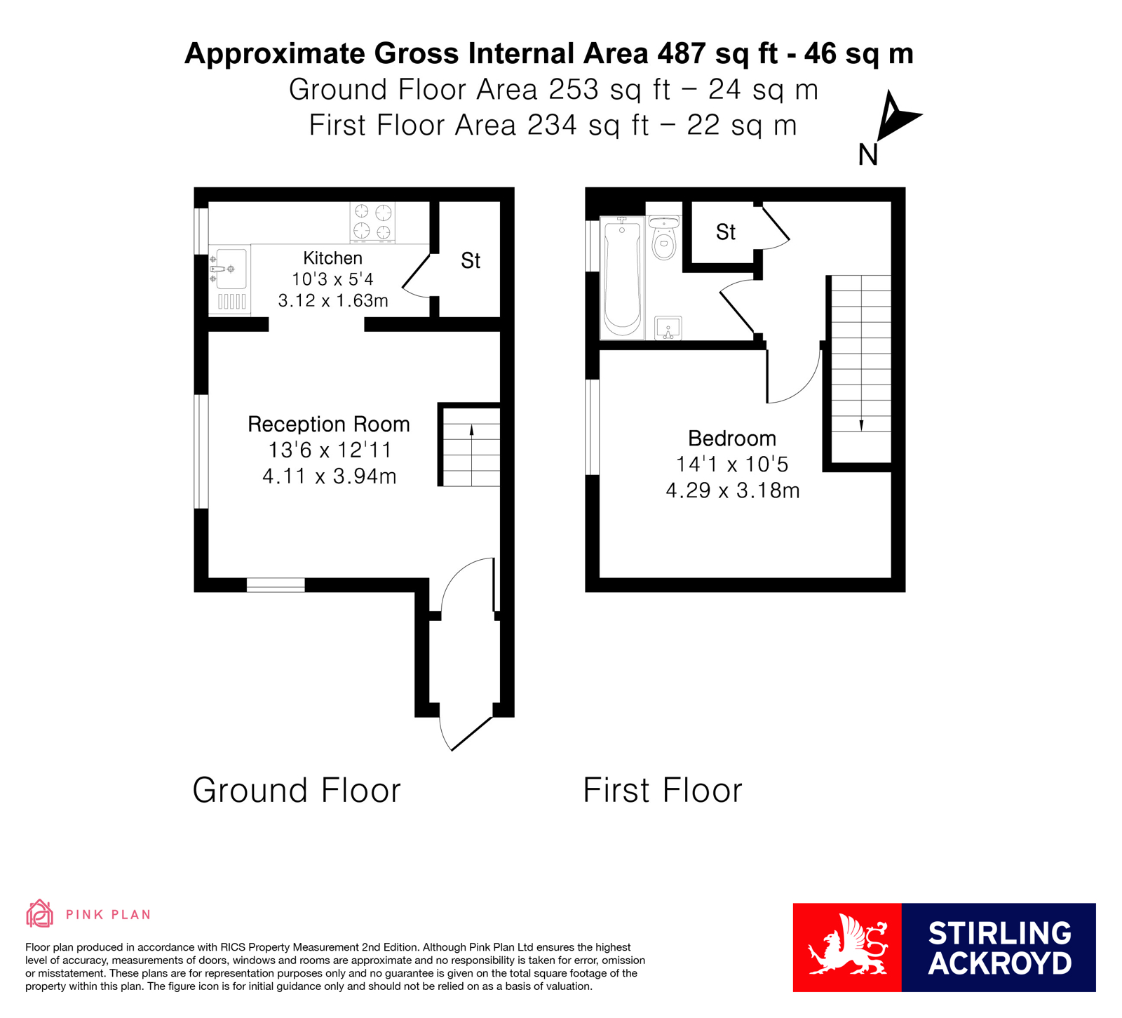 2, Broster Gardens, London floorplan