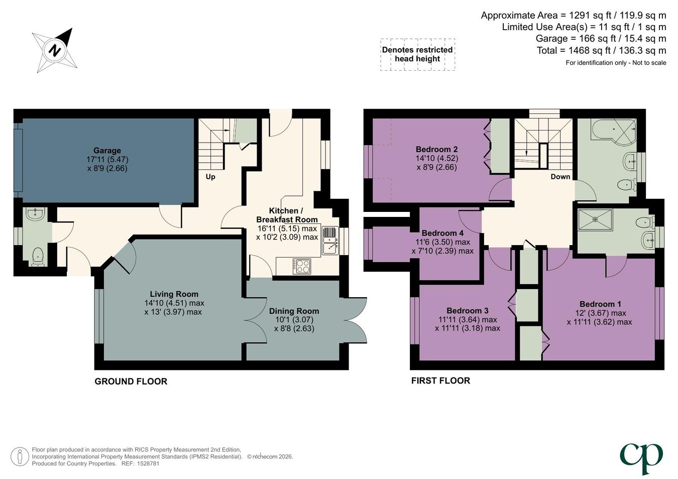 2, Abbis Close, Flitwick floorplan