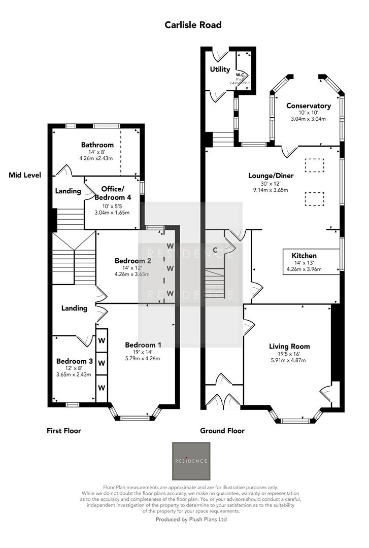 'Woodhall', 29, Carlisle Road, Hamilton floorplan