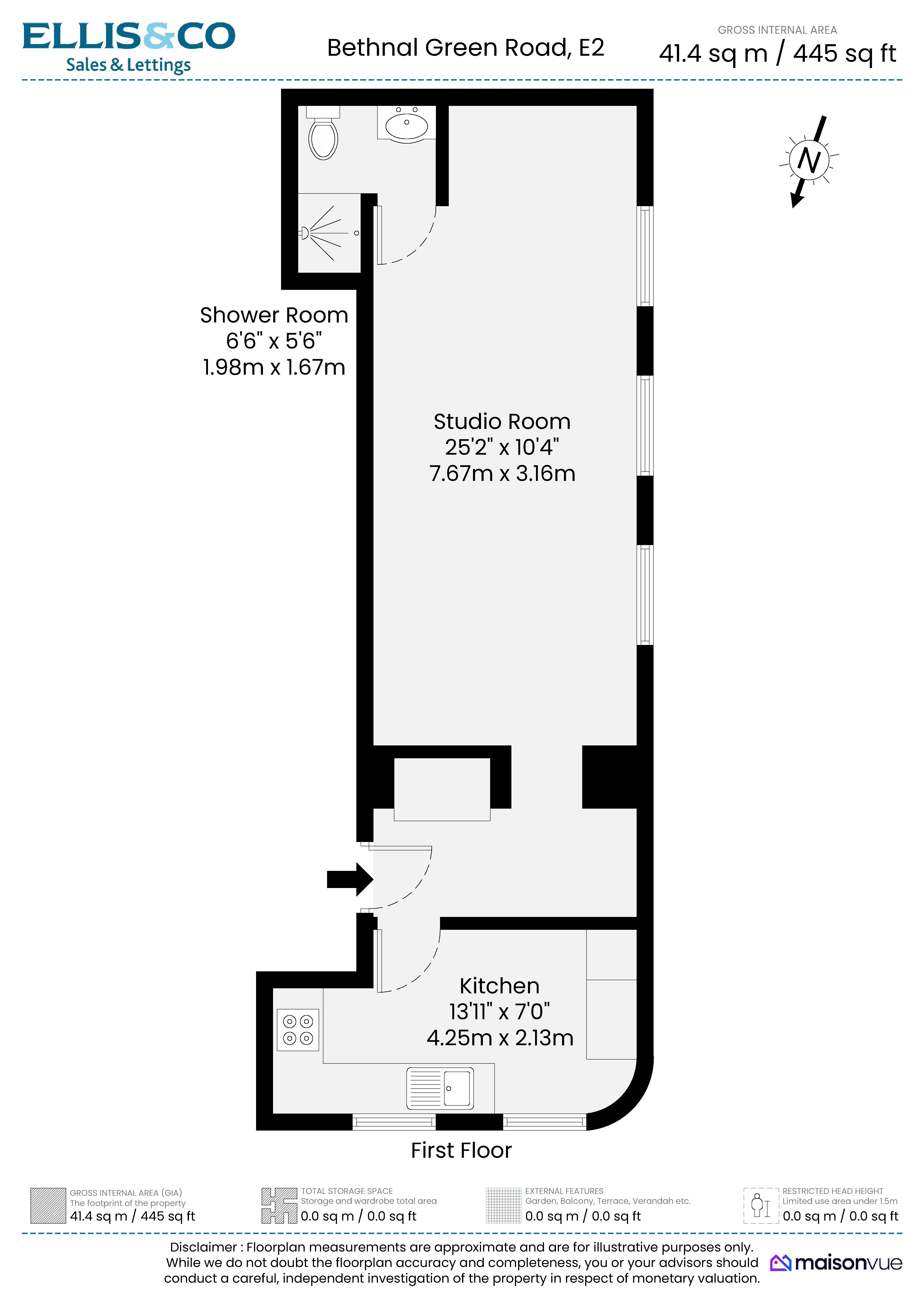A,, 304 Bethnal Green Road, London floorplan