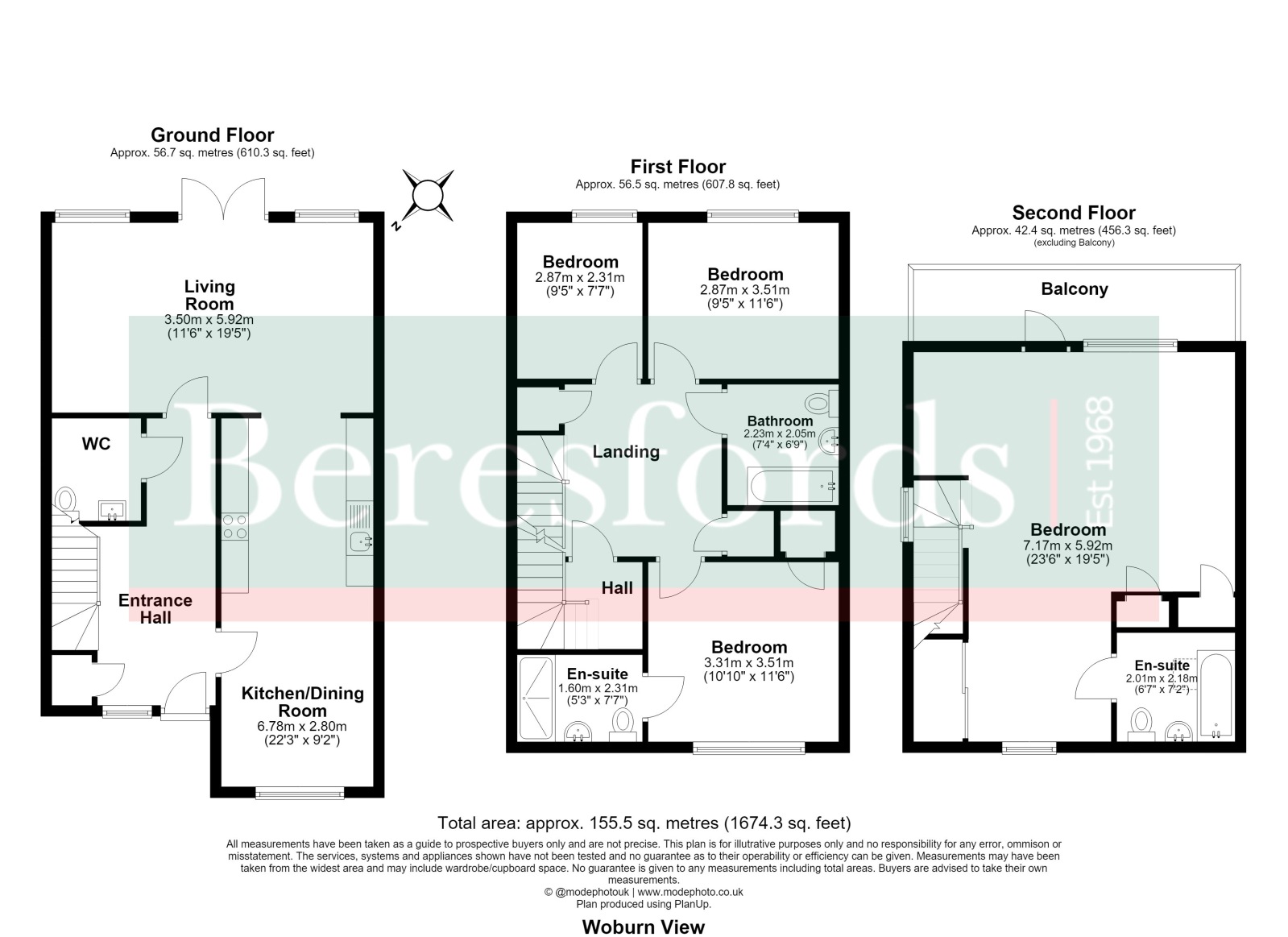 50, Woburn View, Chelmsford floorplan