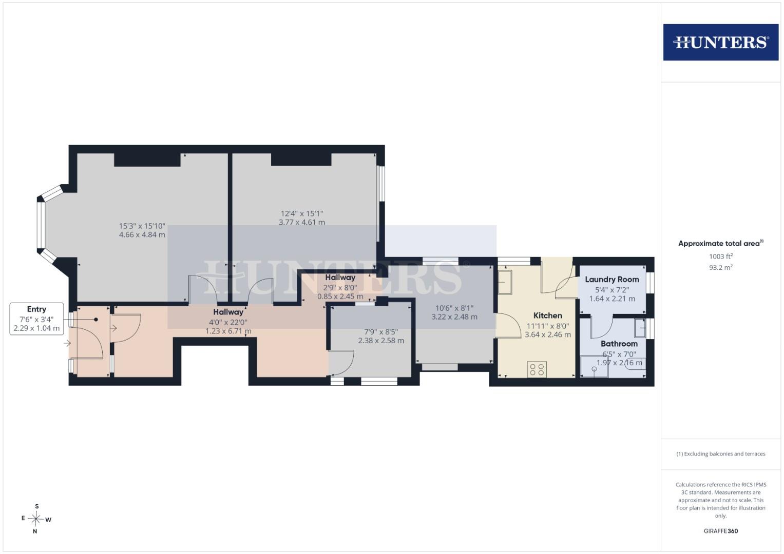 Flat 1, 130, Cardigan Road, Bridlington floorplan