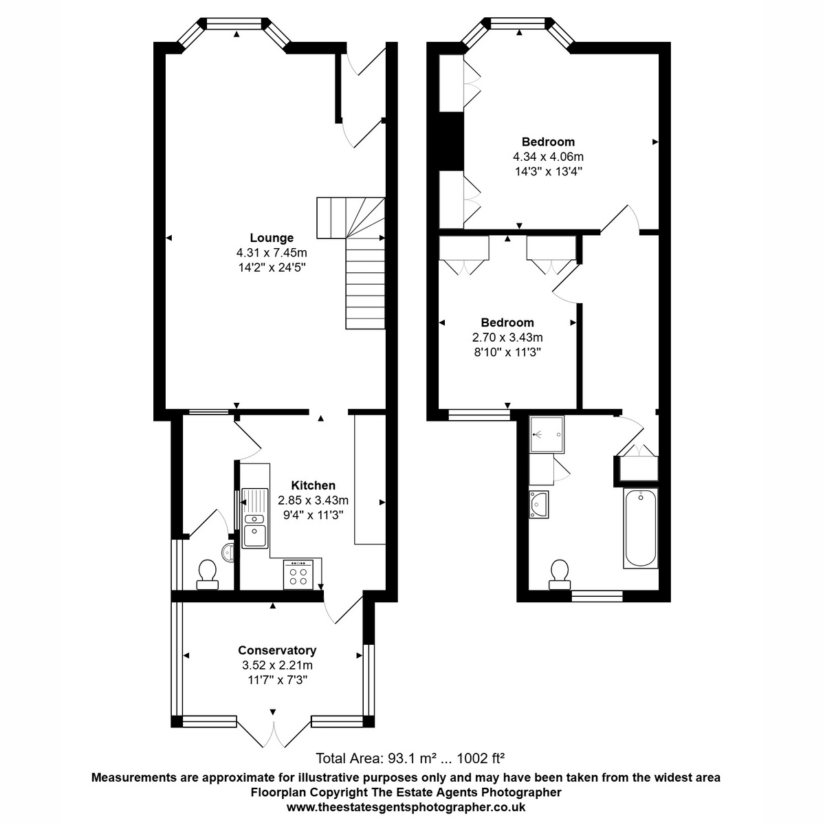 16, Oak Street, Romford floorplan