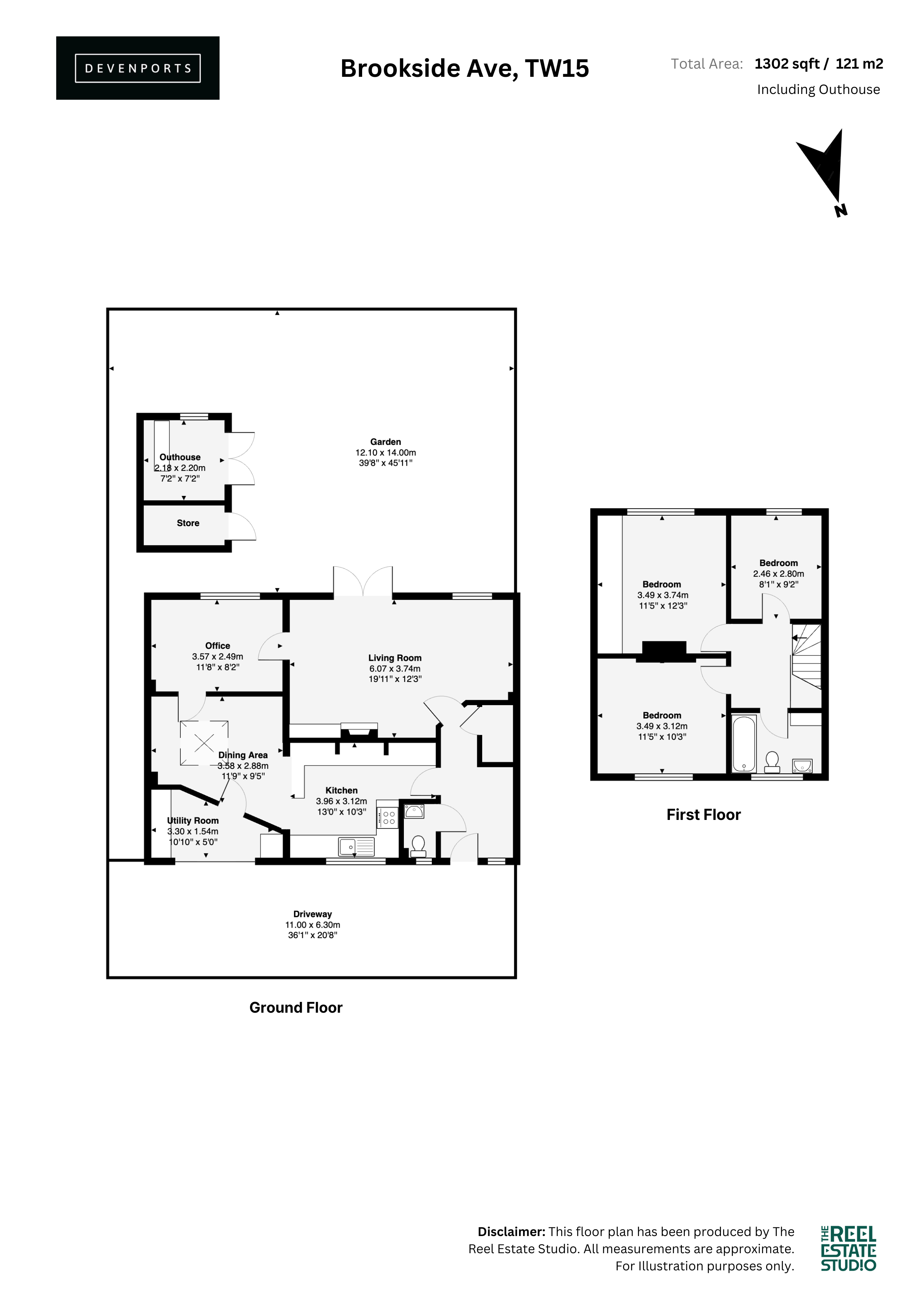 Brookside Avenue, Ashford floorplan