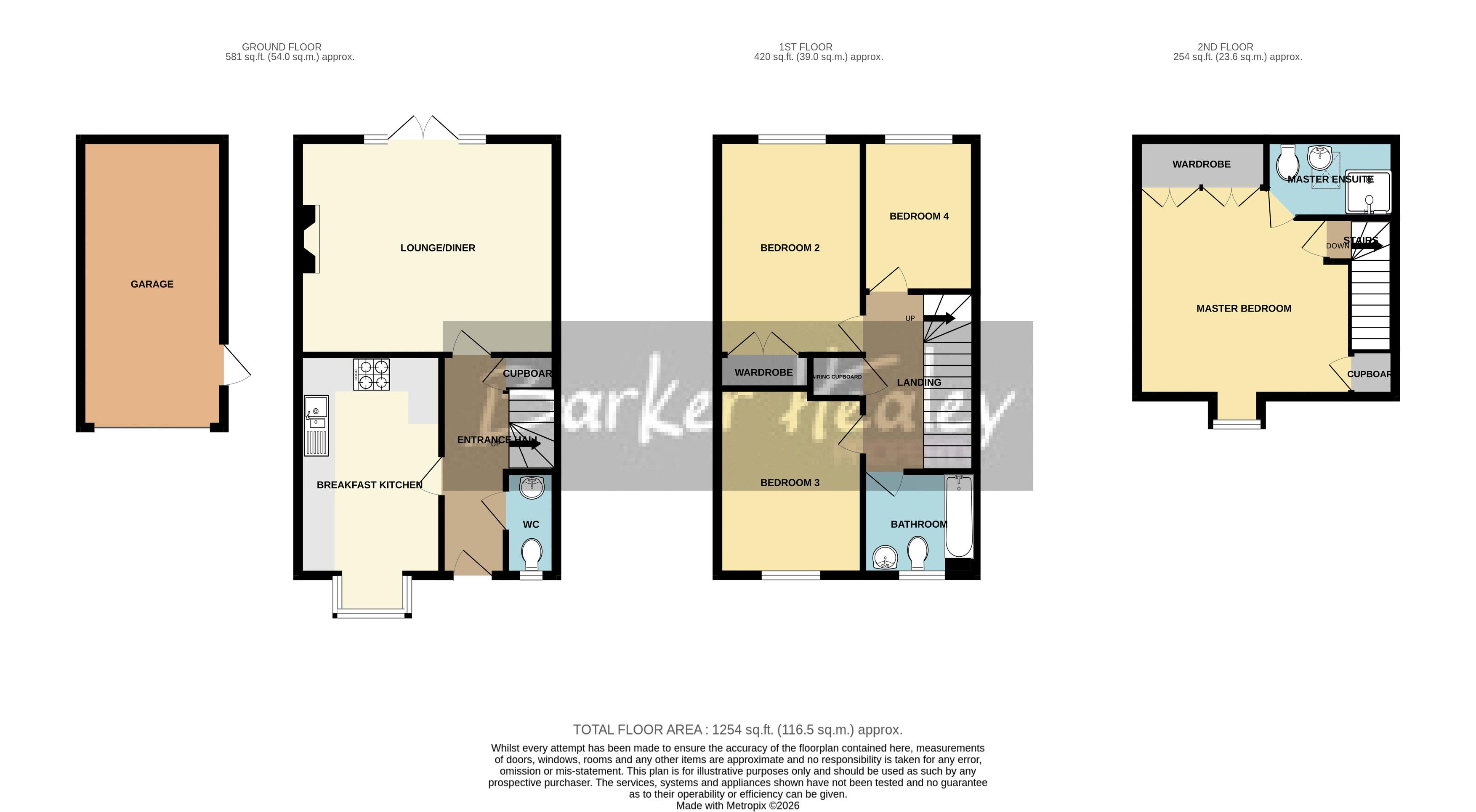 53, Dukes View, Telford floorplan