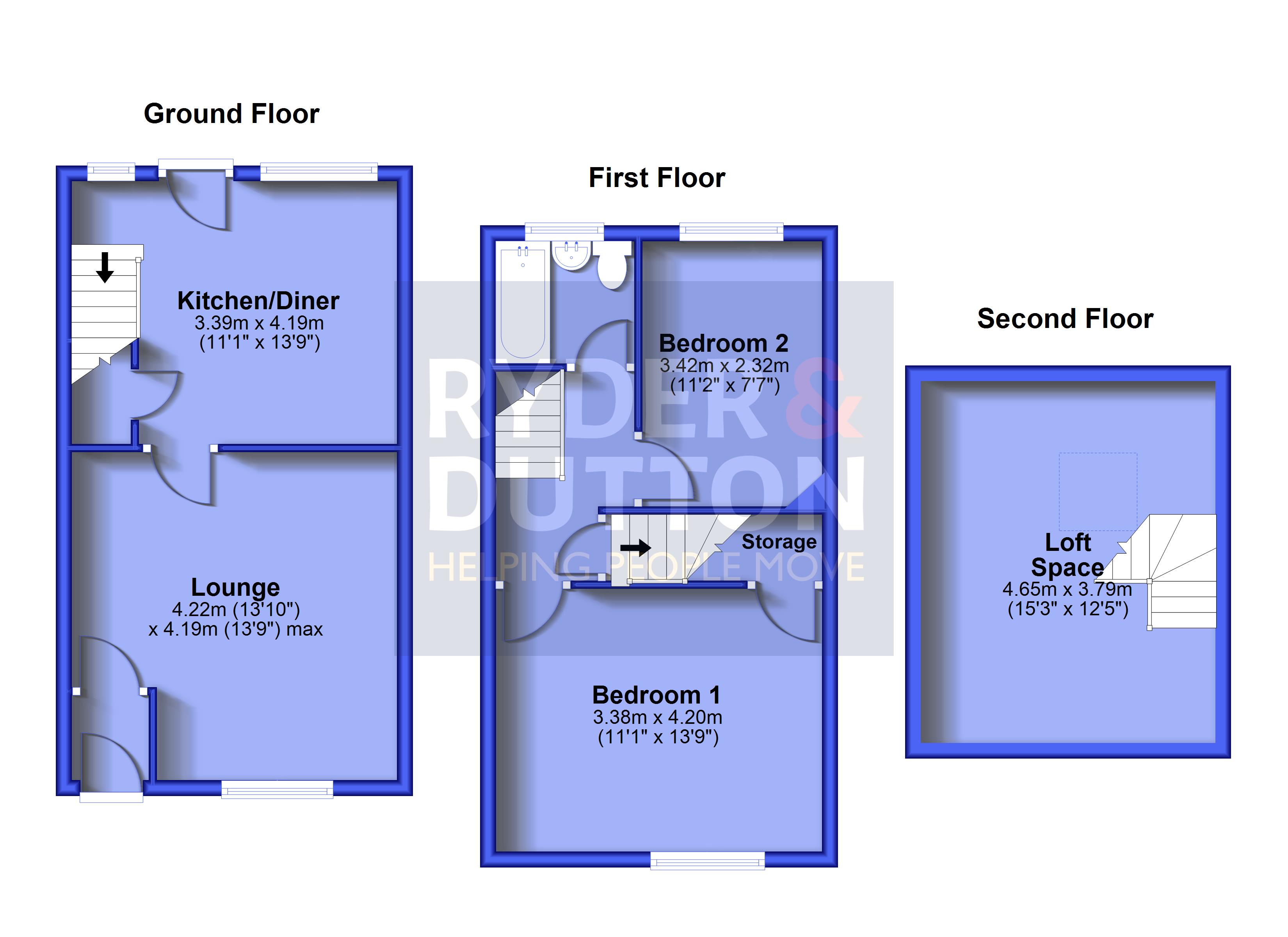 27, Aden Street, Oldham floorplan