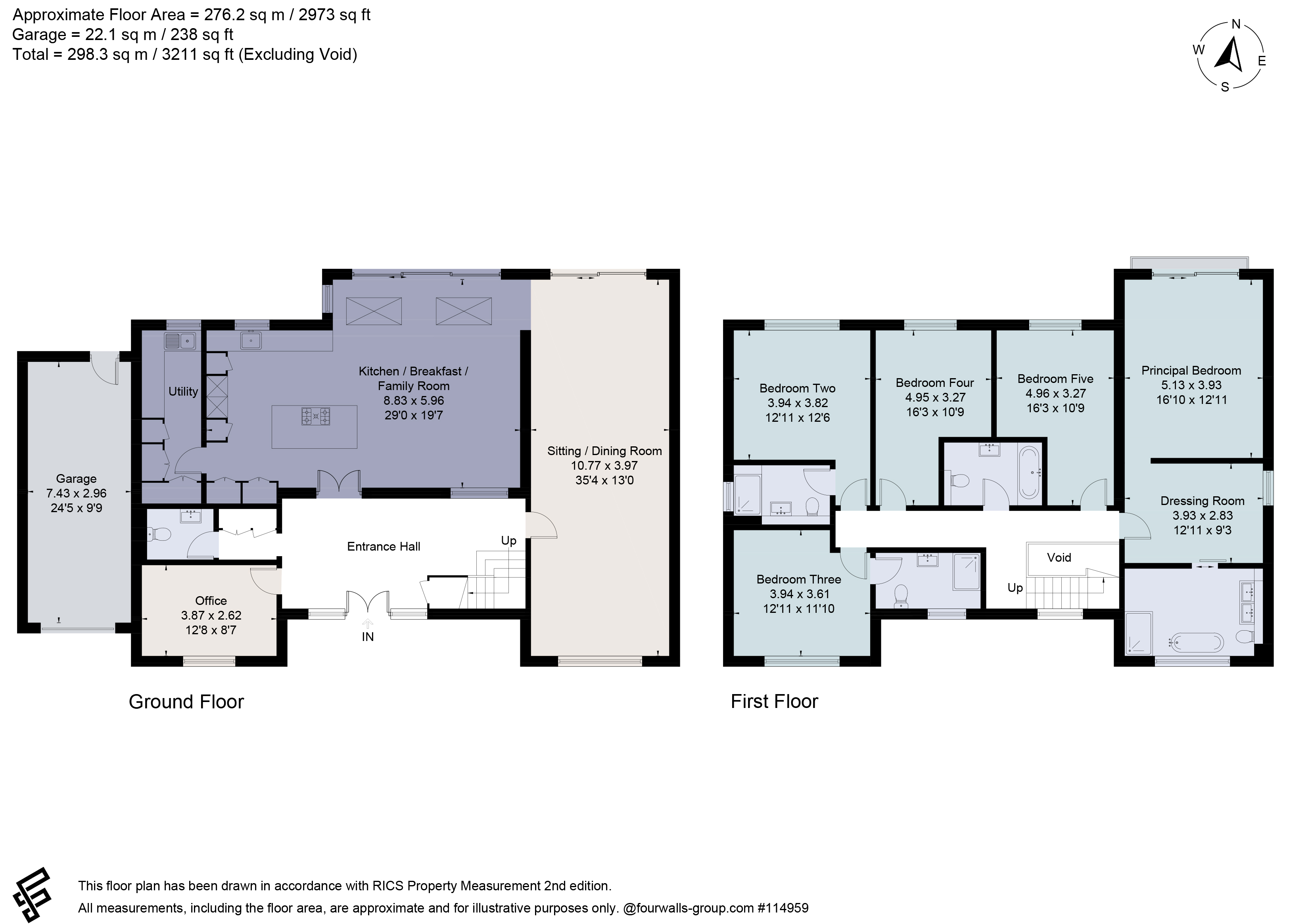 4, St. Davids Close, Hertfordshire floorplan