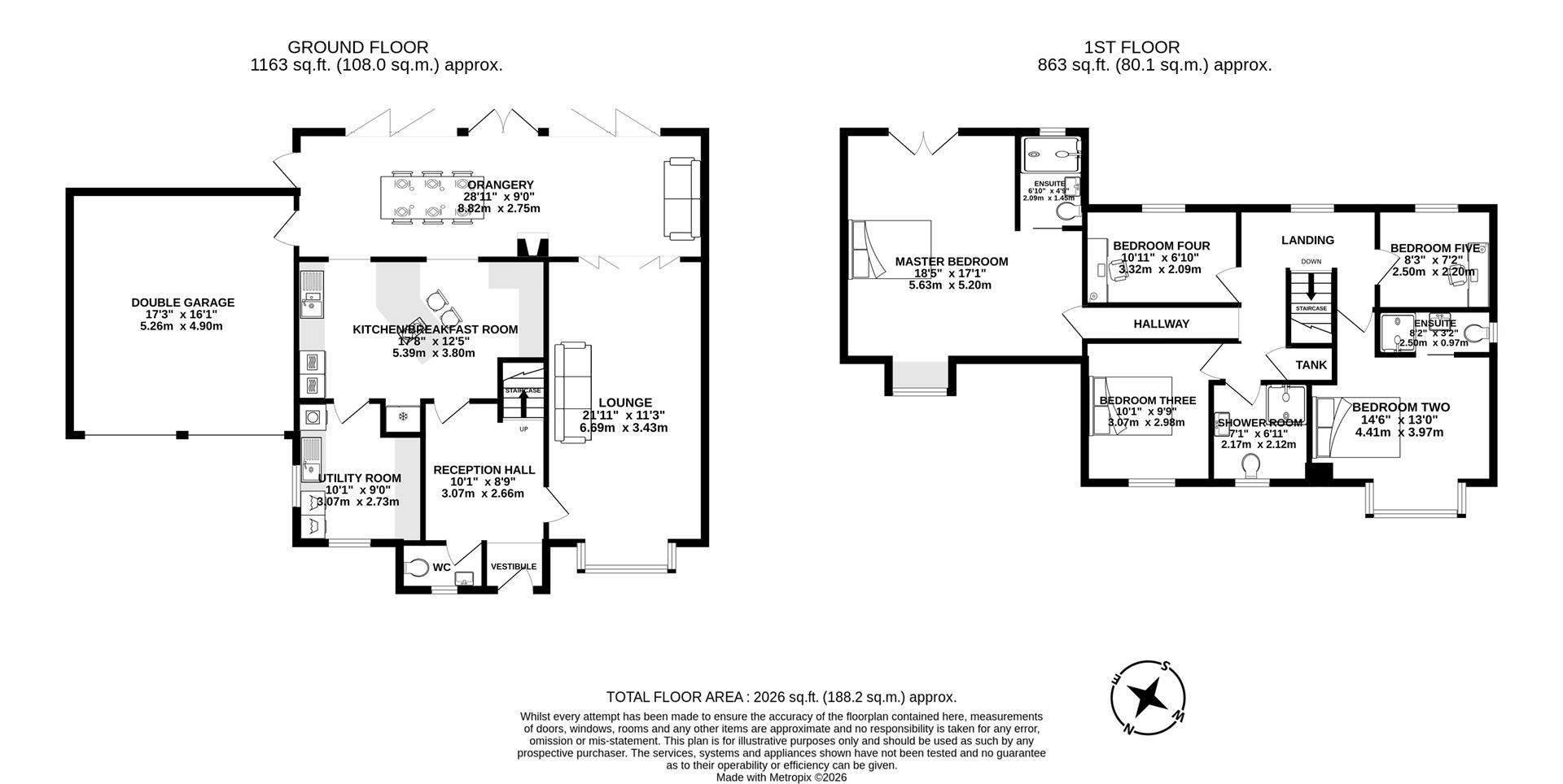 6, Merton Grove, Chorley floorplan