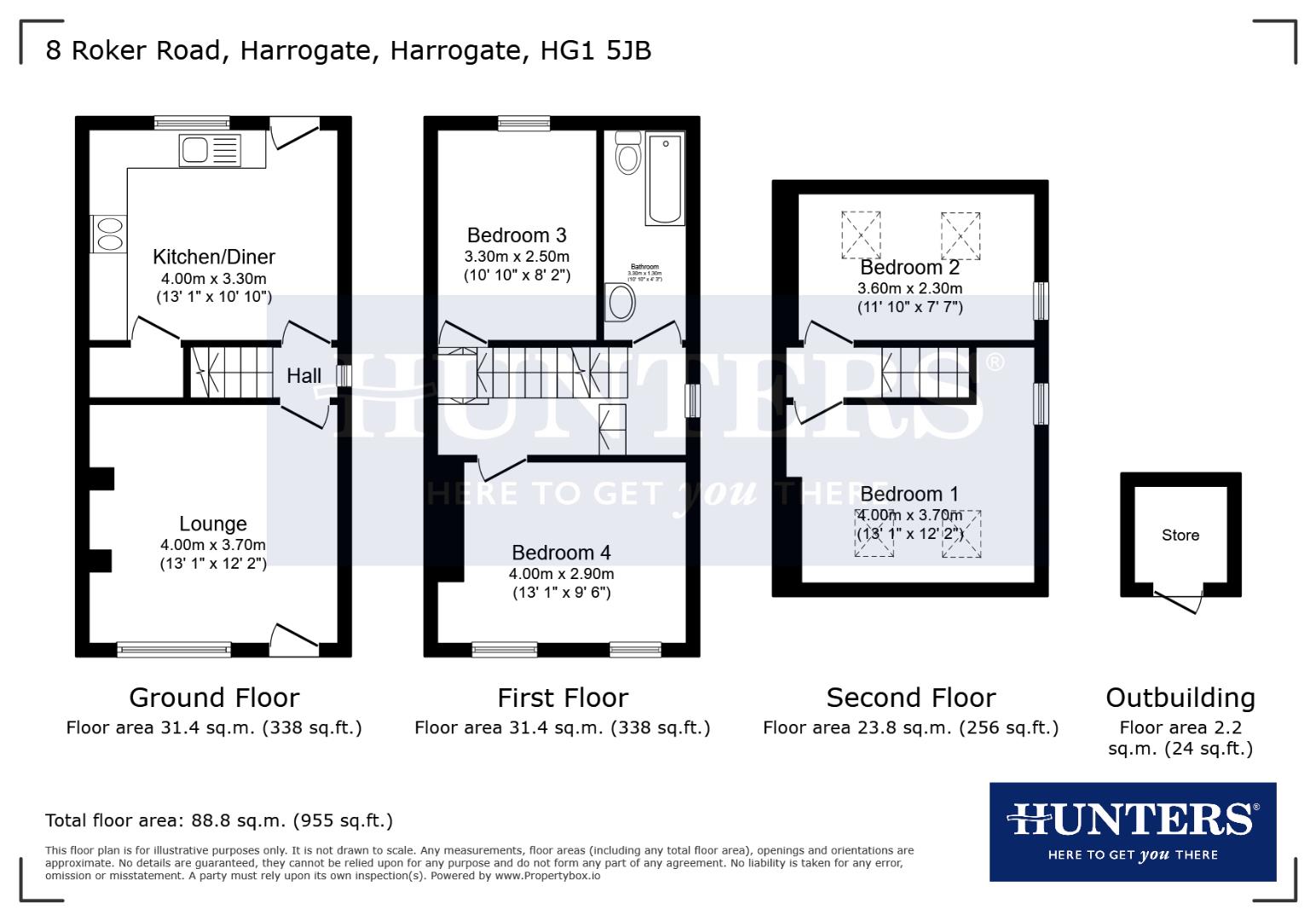 Roker Road, Harrogate floorplan
