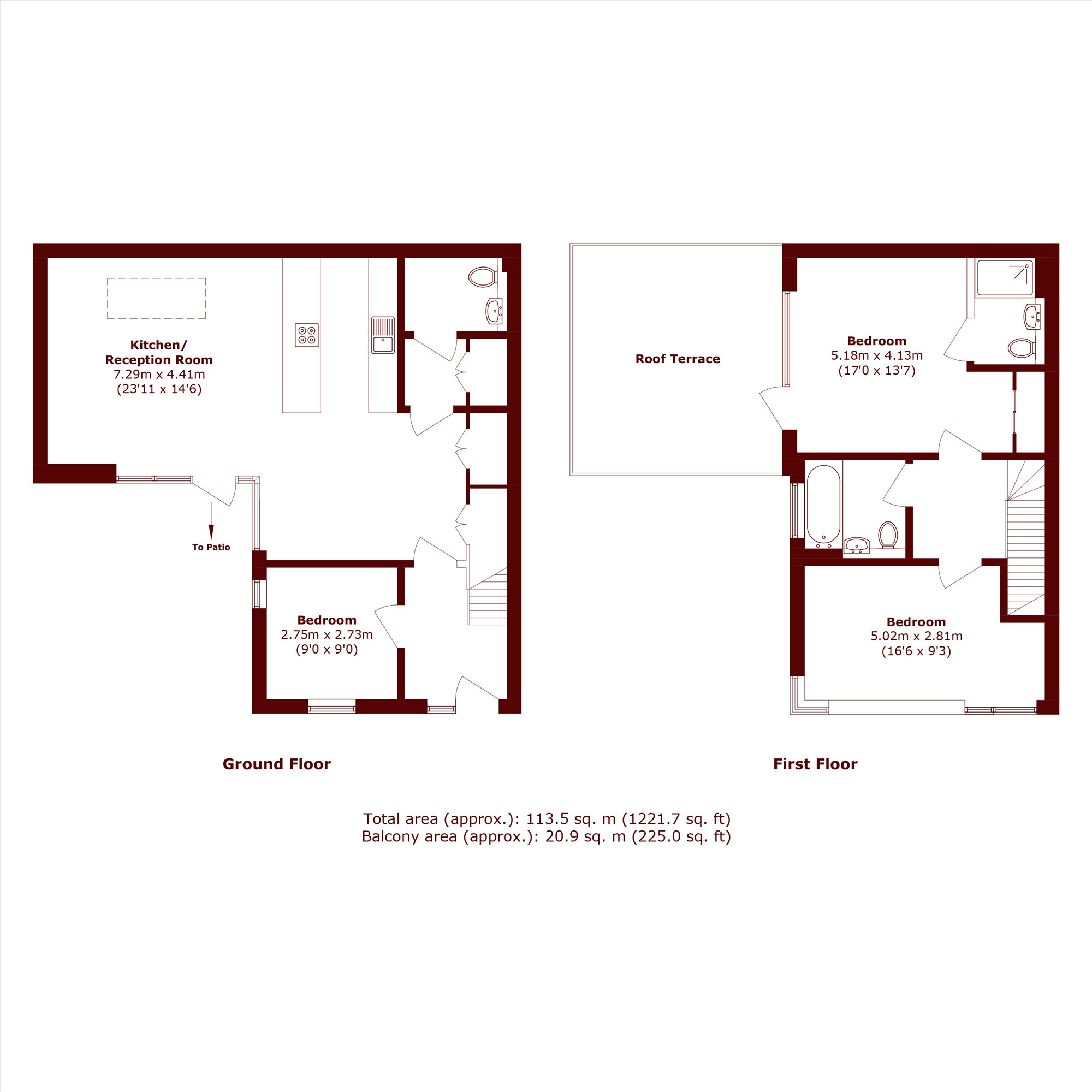 2, Gilroy Street, London floorplan