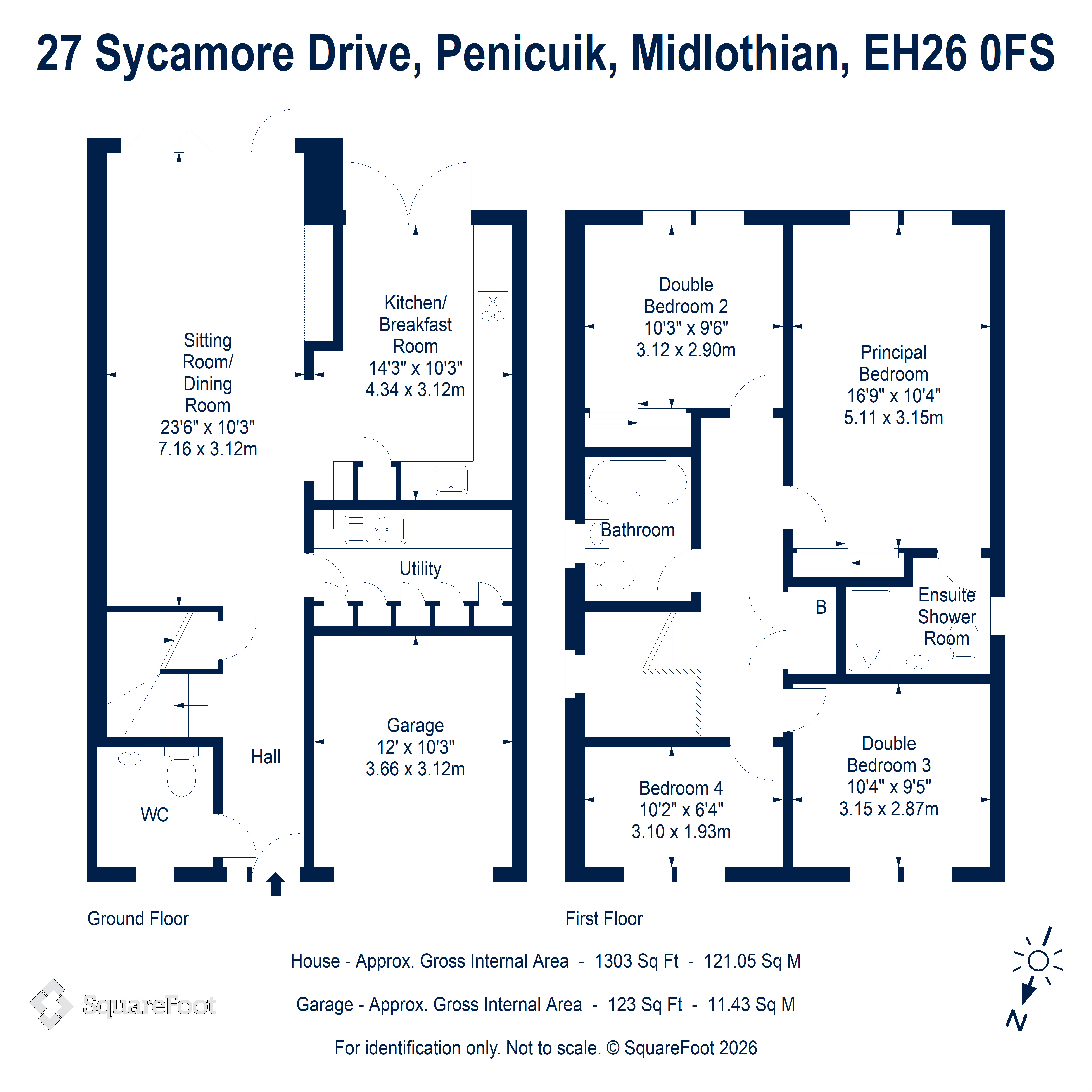 27, Sycamore Drive, Penicuik floorplan