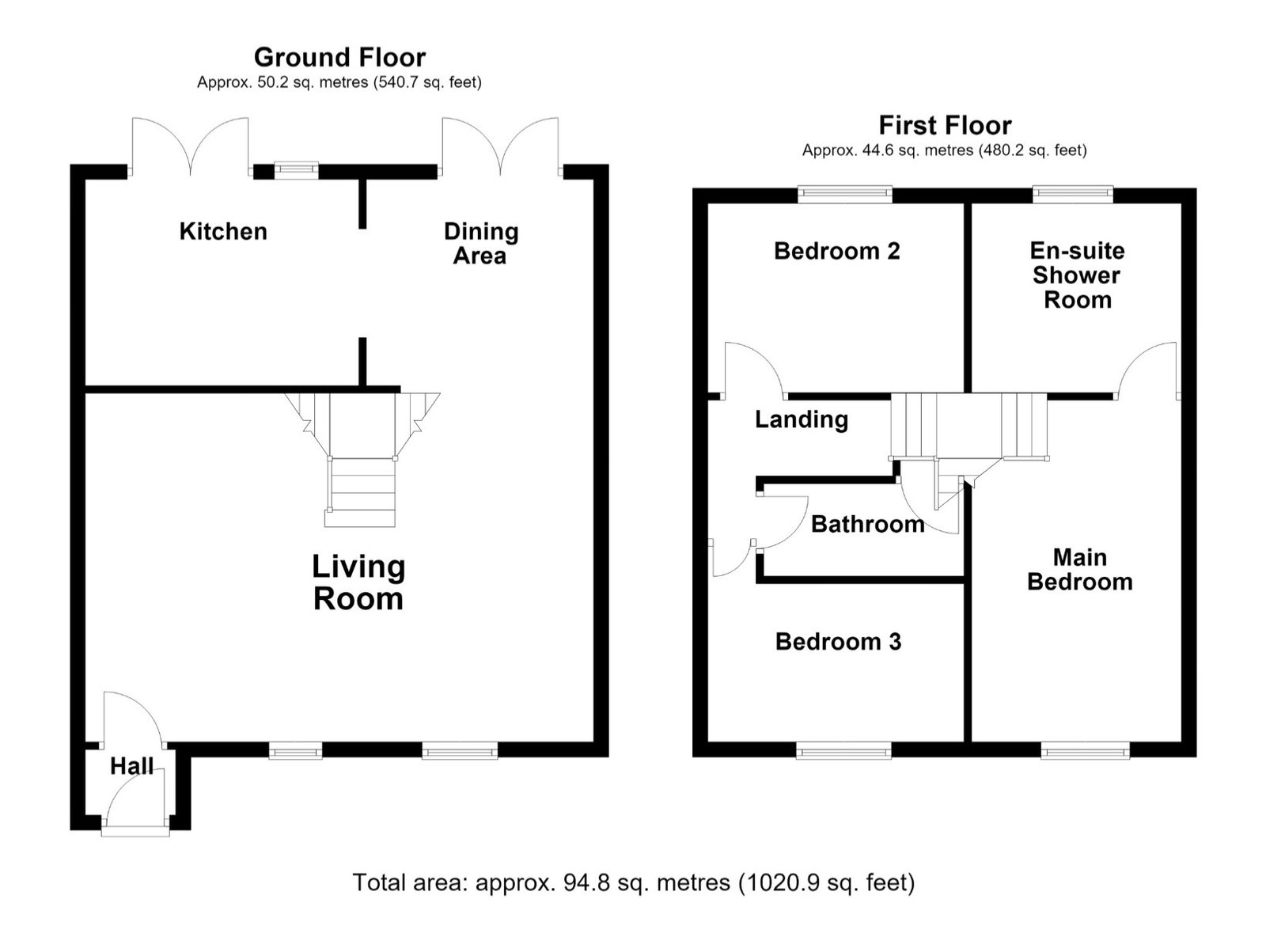 8, Bryn Onnen, Bridgend floorplan