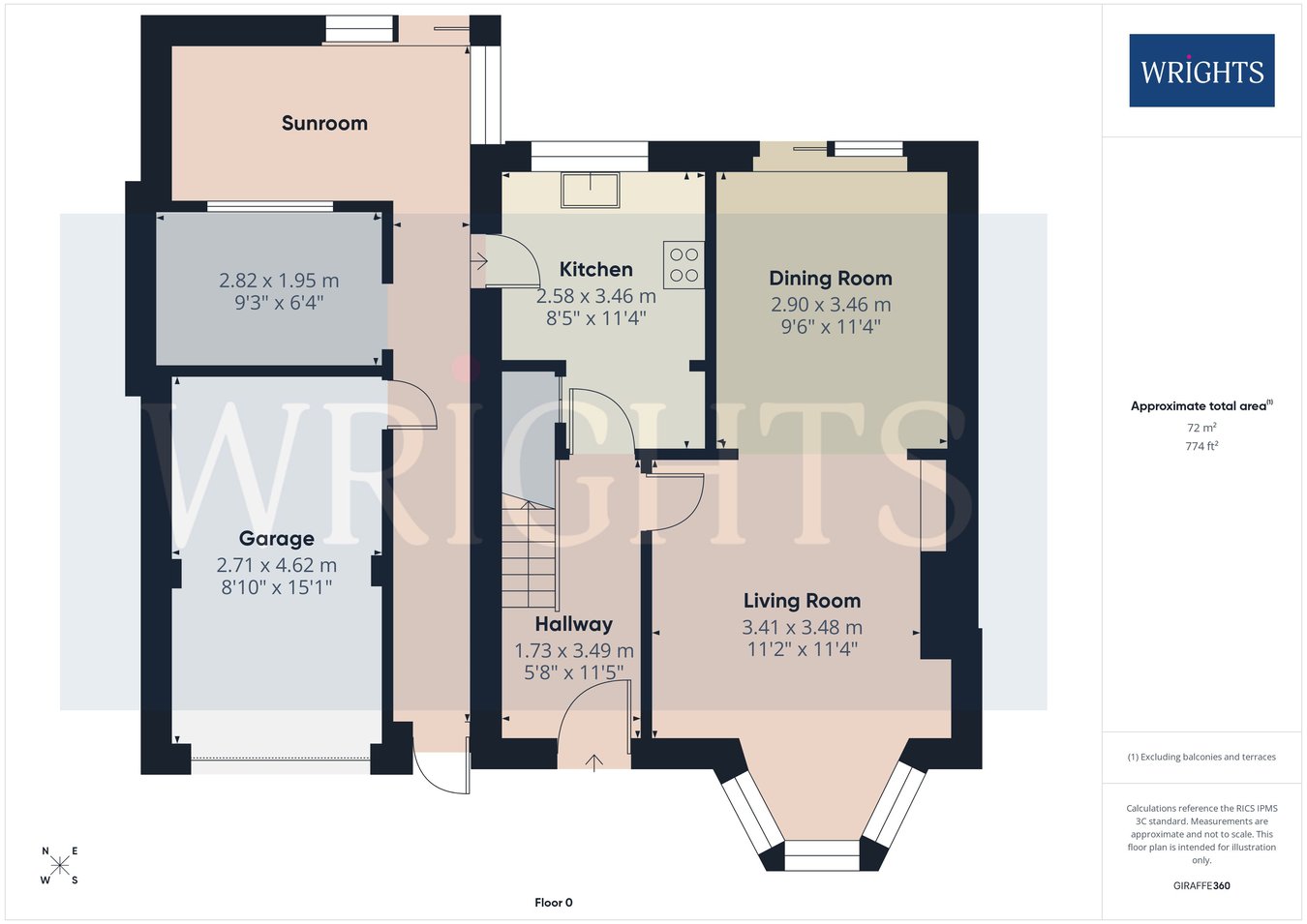 93, Woodhall Lane, Welwyn Garden City floorplan