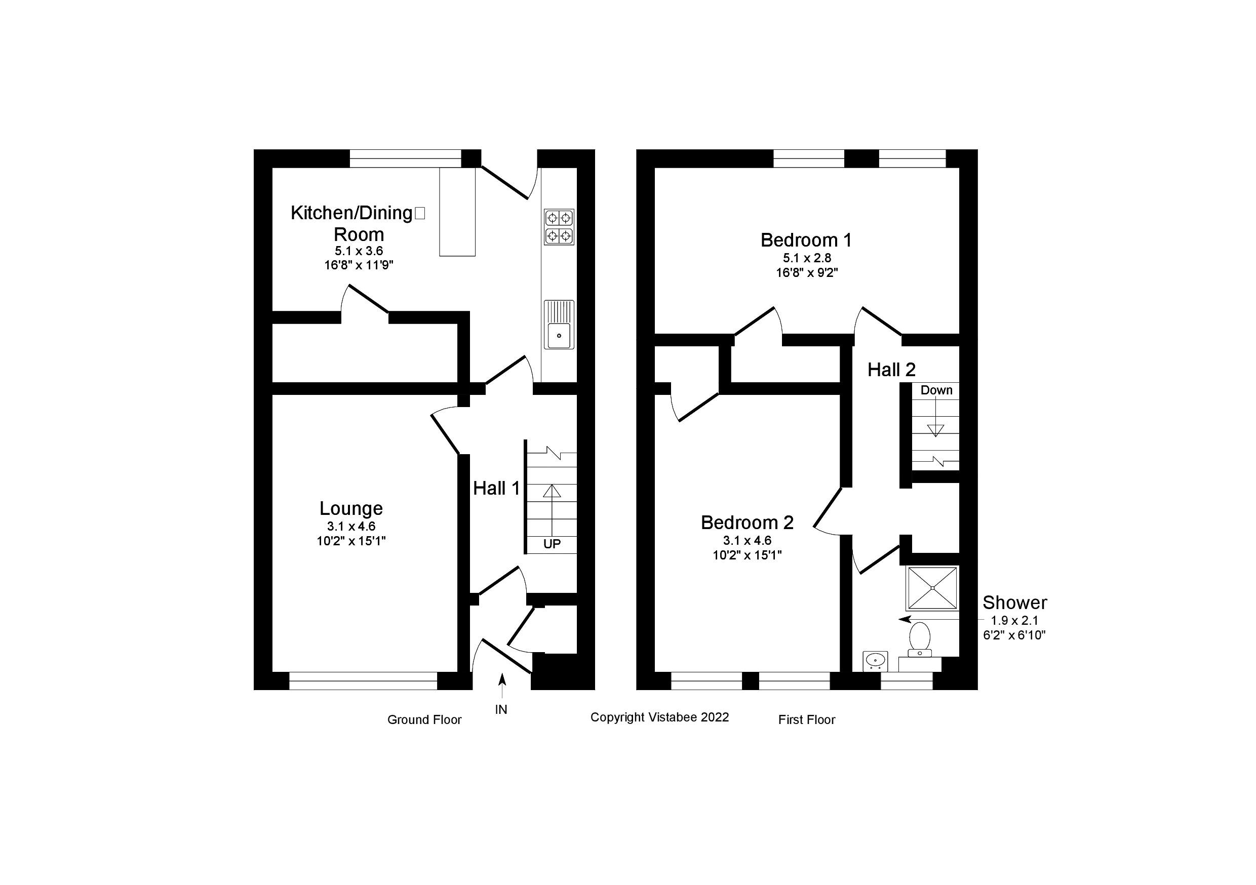 Staunton Rise, Livingston, West Lothian EH54, 2 bedroom terraced house