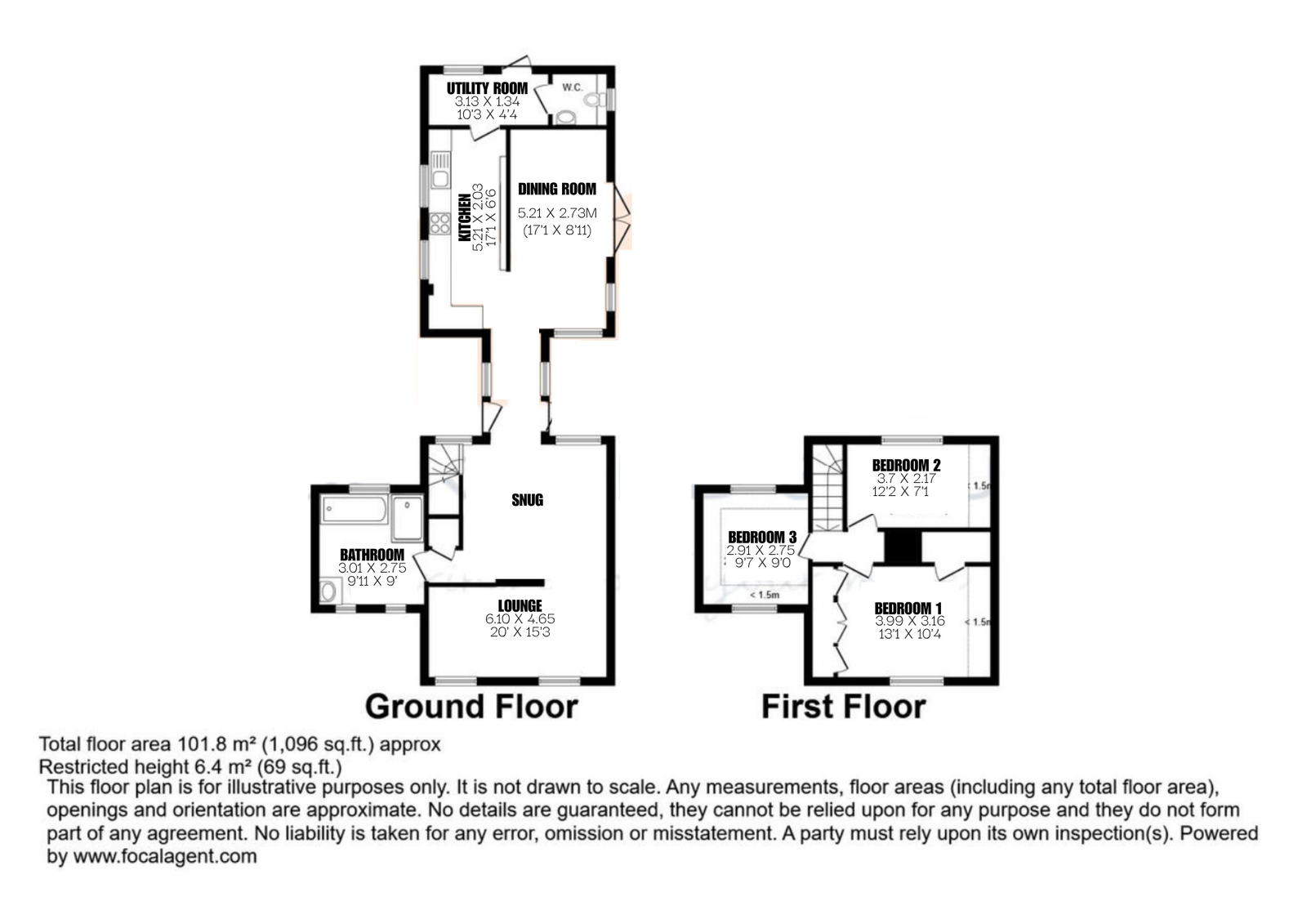 Outer Gate Lodge, Park Drive, Ashford floorplan