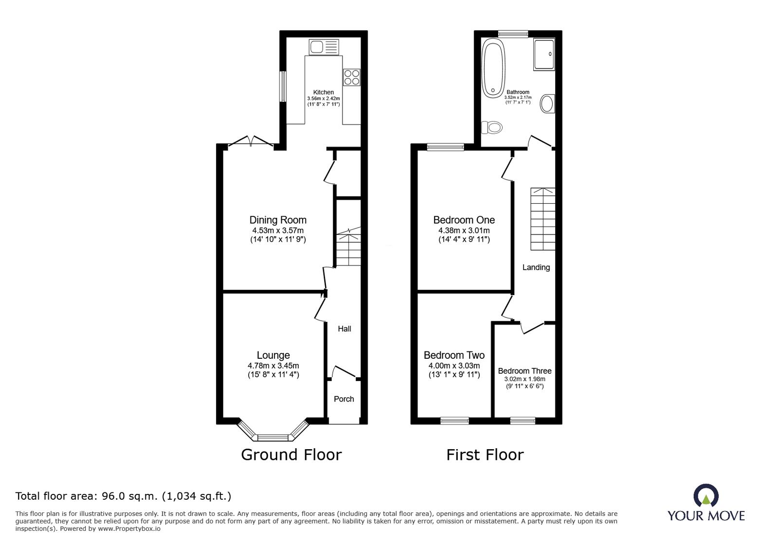25, Stanley Road, Manchester floorplan