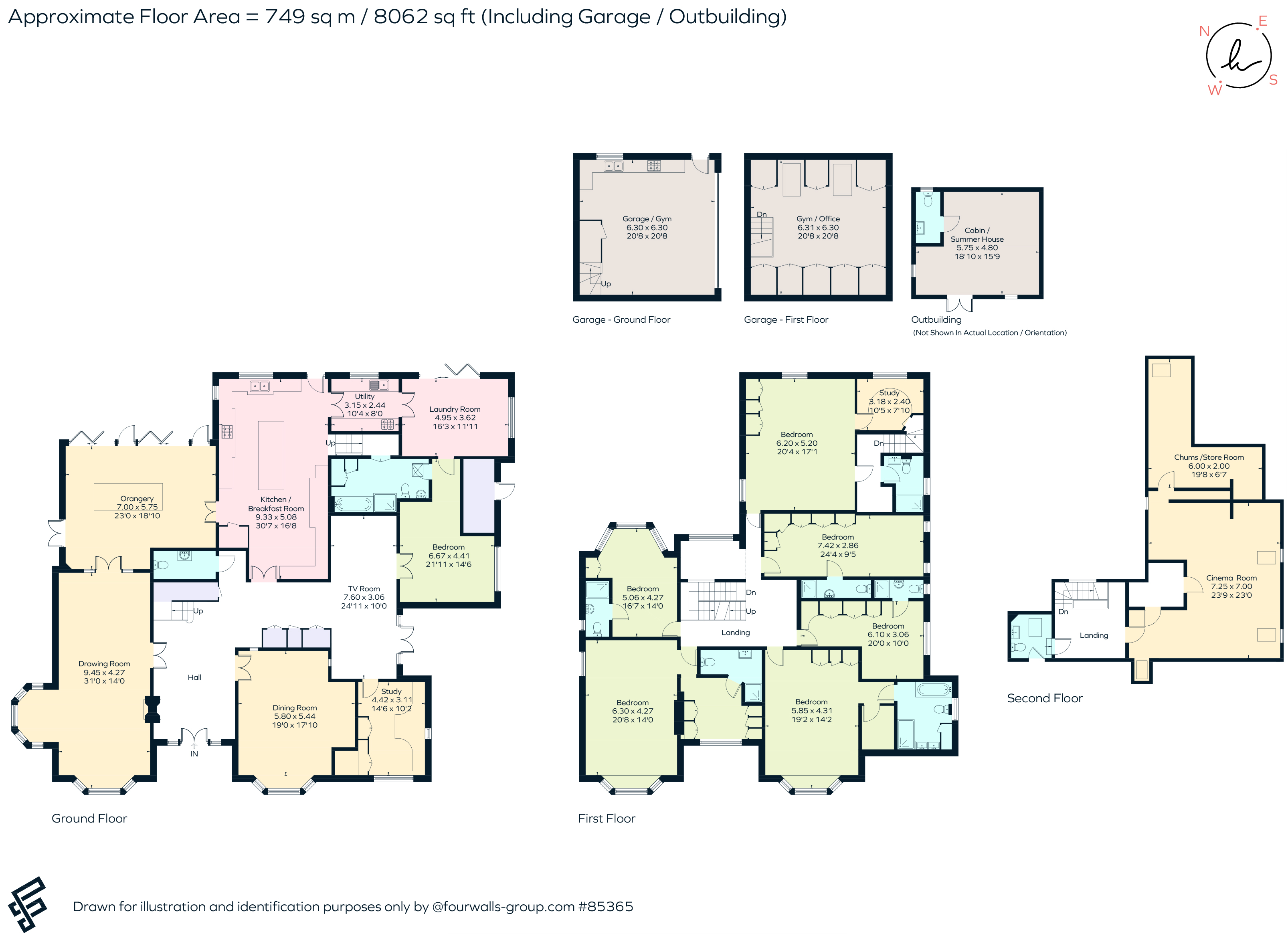 Wychwood, 15 Vicarage Way, Gerrards Cross floorplan