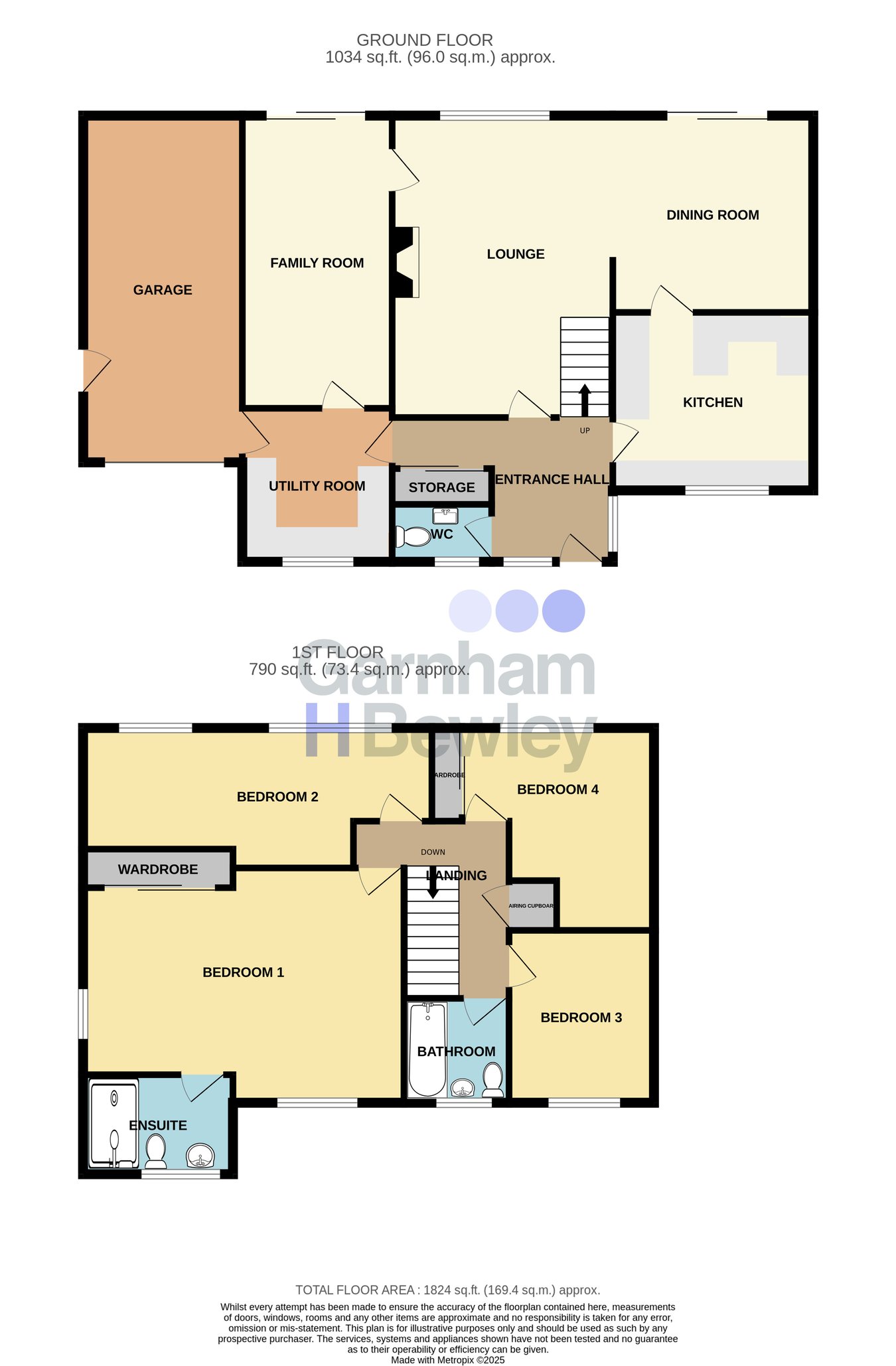 1, Fermandy Lane, Crawley Down floorplan