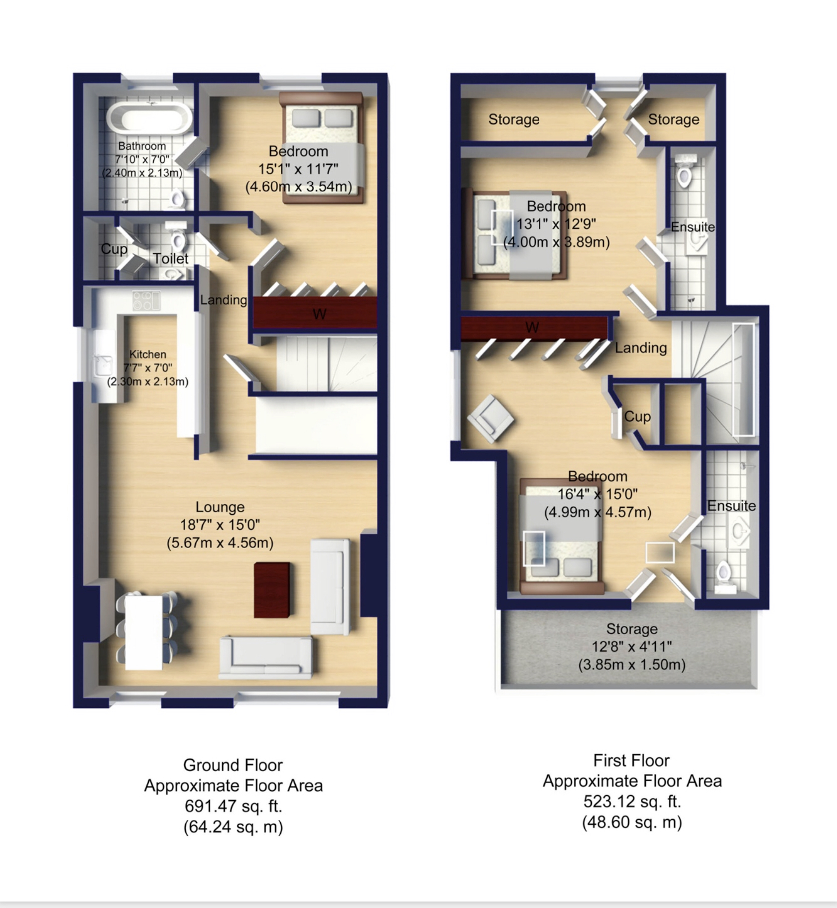 3 Bedrooms Maisonette to rent in Randolph Avenue, London W9