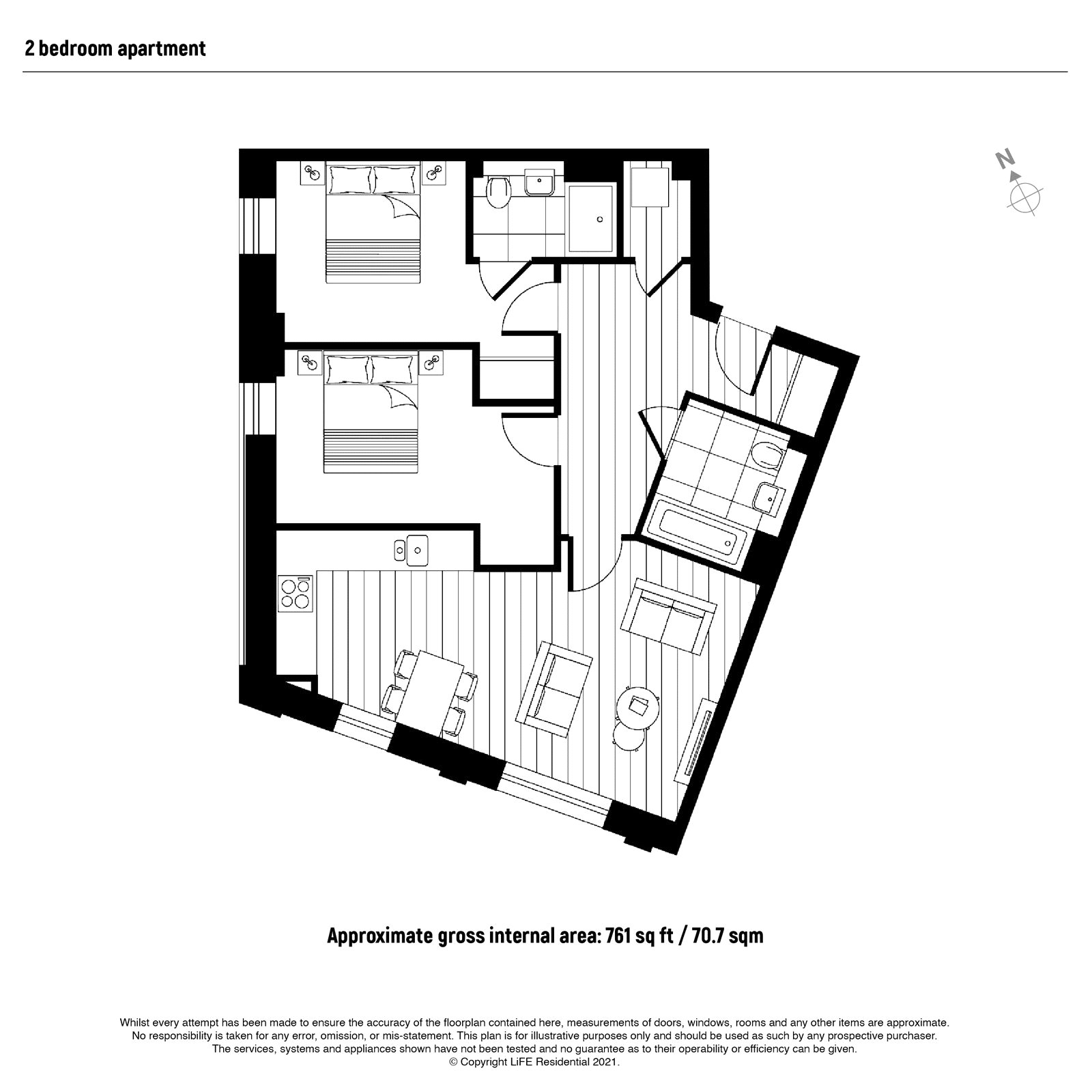 211 West Timber Yard, 146, Hurst Street, Birmingham floorplan