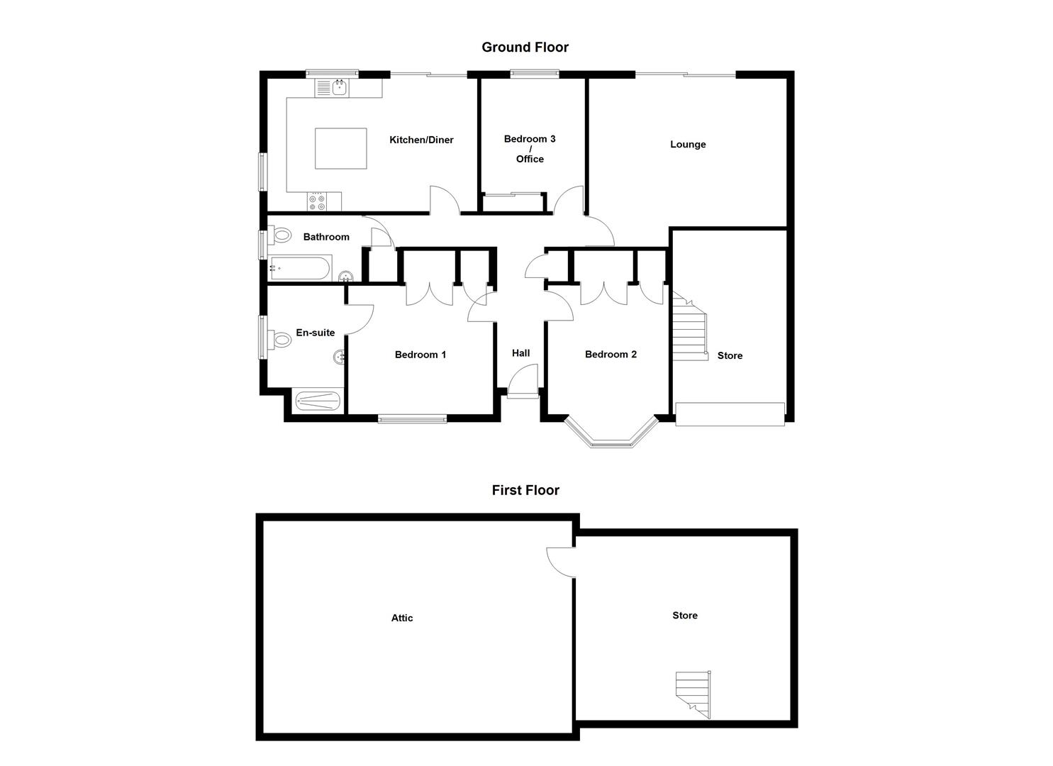 32, Coombe Park, Ventnor floorplan