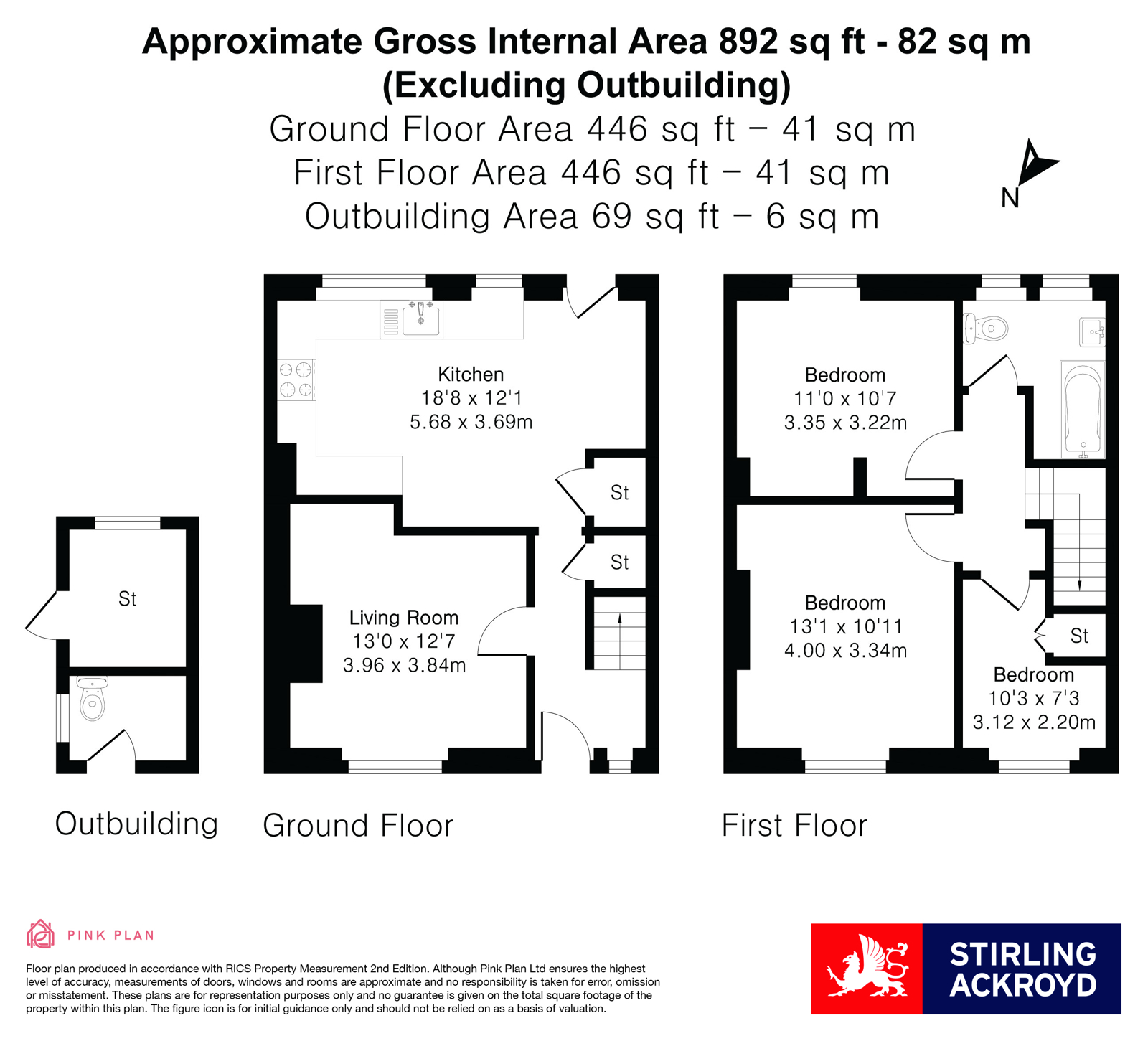 17, Larchwood Drive, Egham floorplan