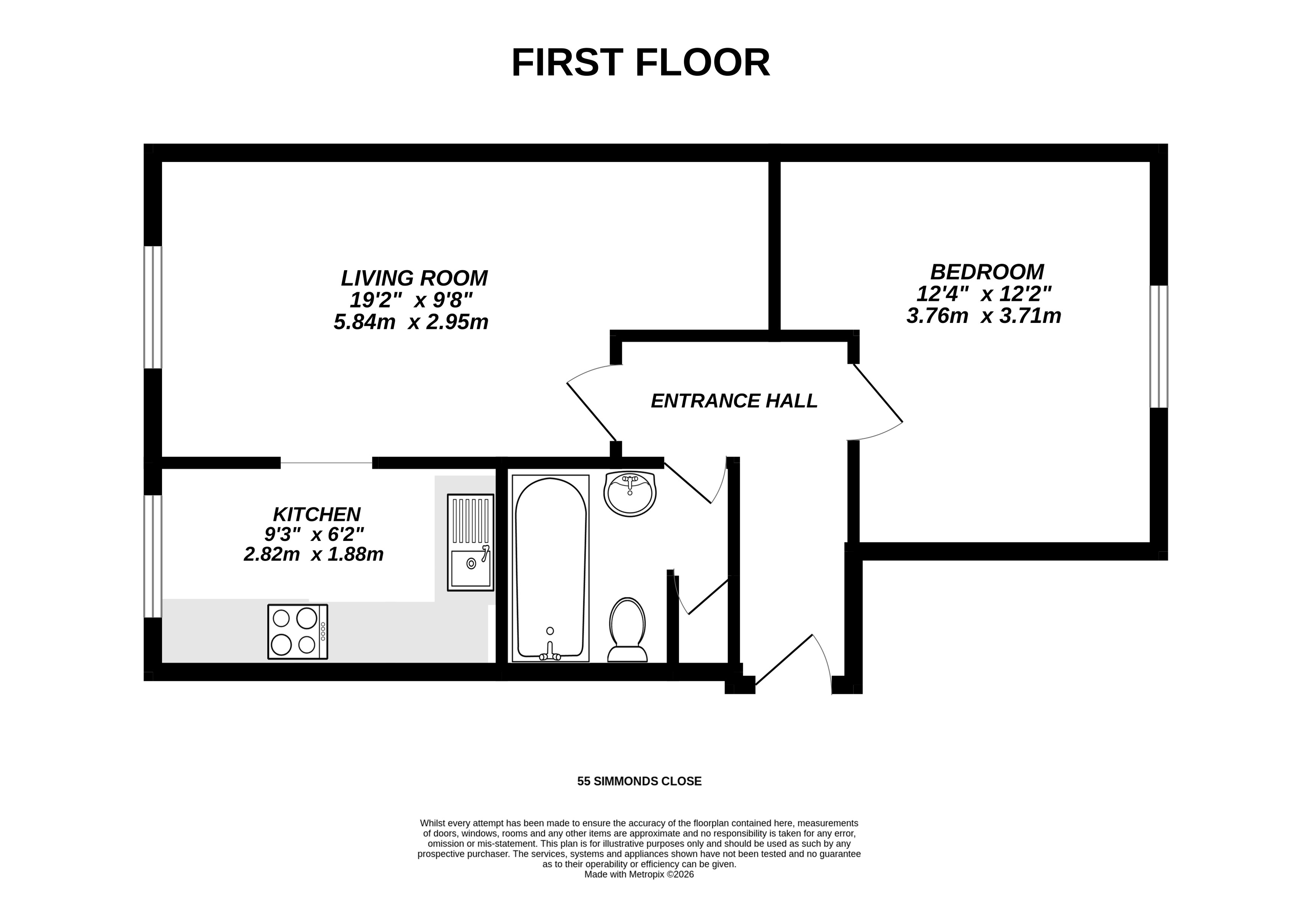 Simmonds Close, Berkshire floorplan