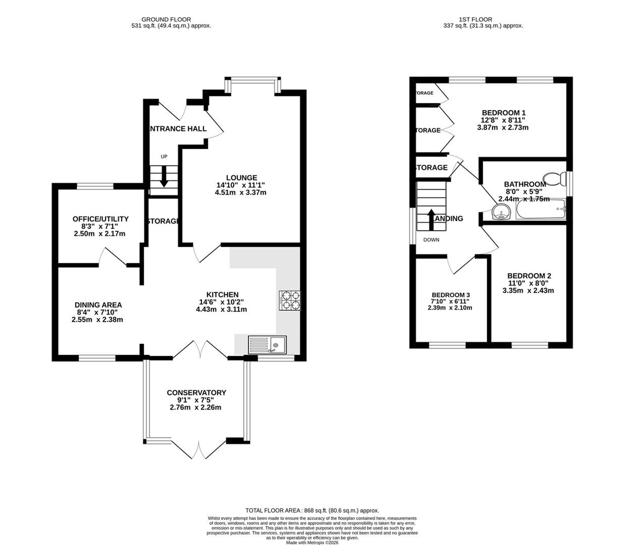 70 Hambleton Avenue, Chesterfield floorplan