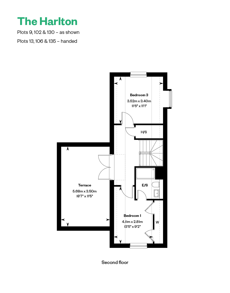 Plot 13 Harlton, Netherhall Gardens,, Worts Causeway, Cambridge floorplan