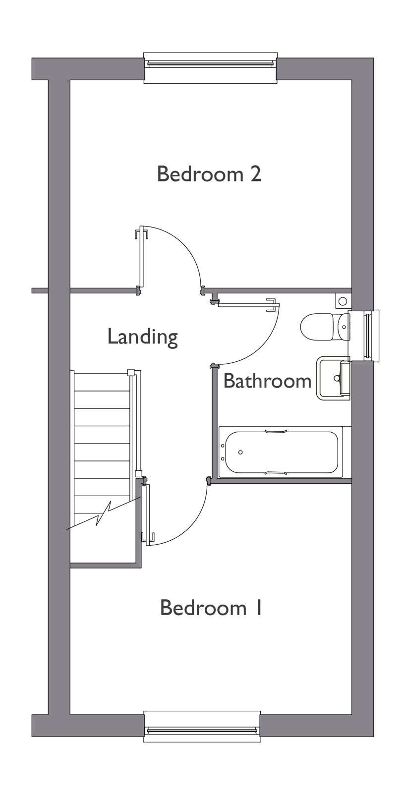 Plot 4 (Starston),, The Landings, Halesworth floorplan
