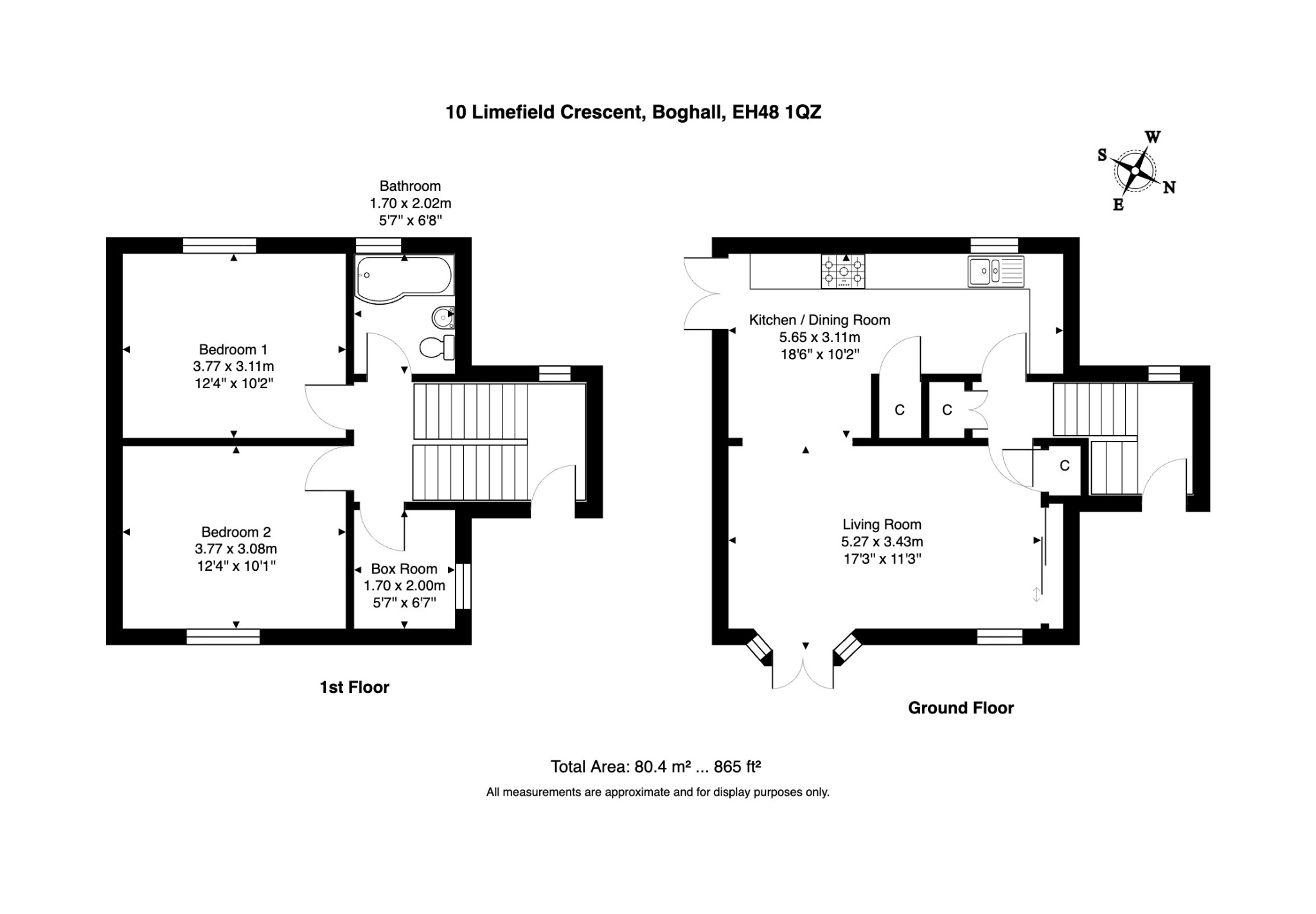 10, Limefield Crescent, Bathgate floorplan