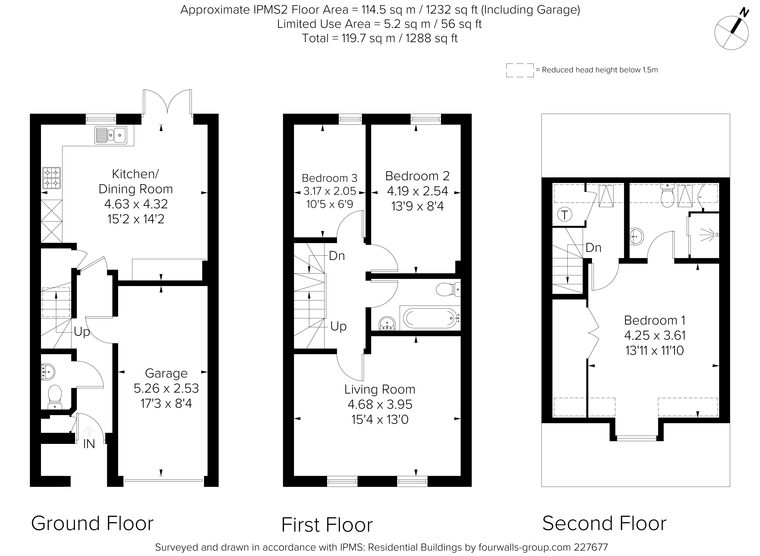 3 Bedrooms Terraced house to rent in Shepherds Farm, Mill End, Rickmansworth WD3