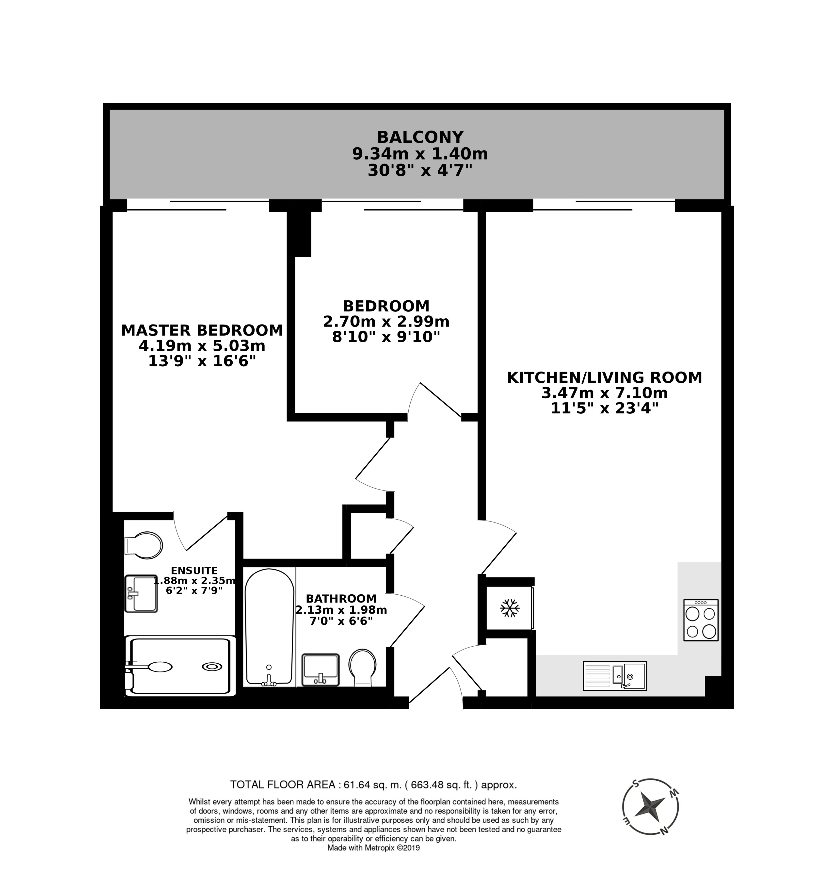 302, West Carriage House, Royal Arsenal floorplan