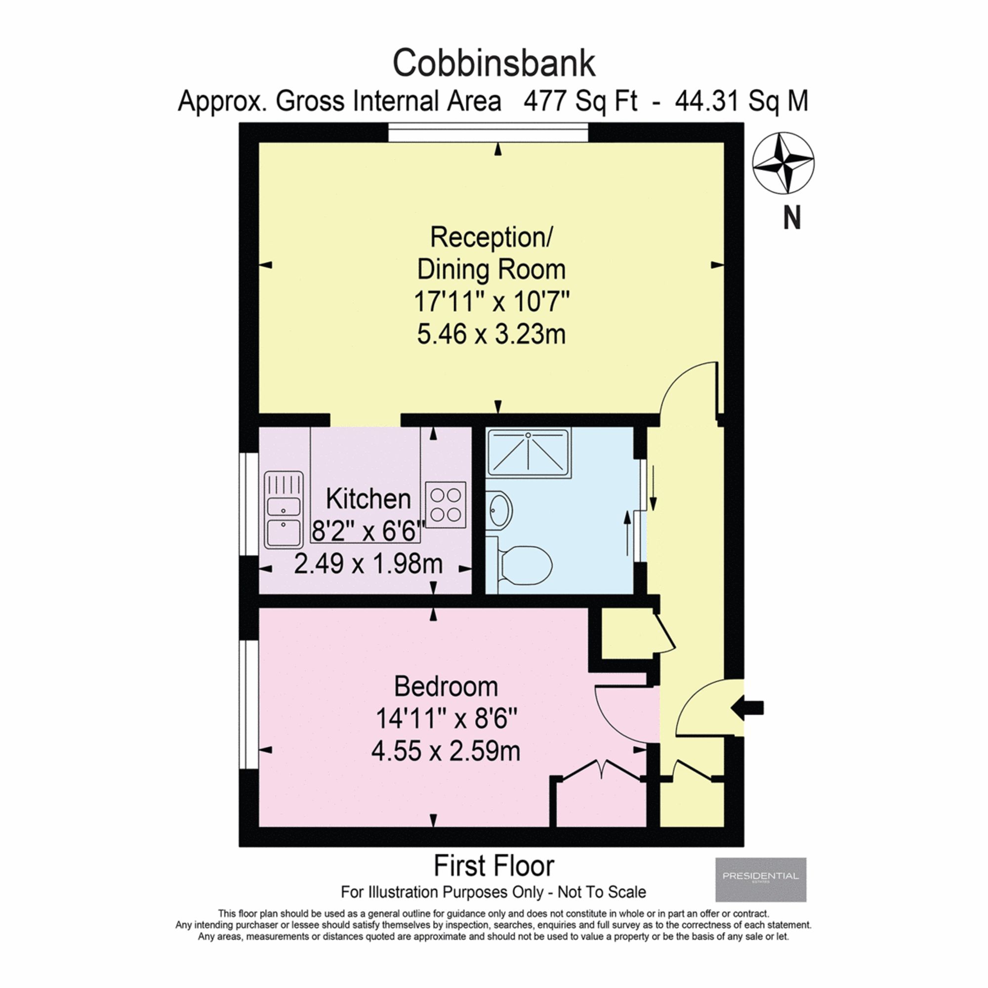 46 Cobbinsbank, Waltham Abbey floorplan