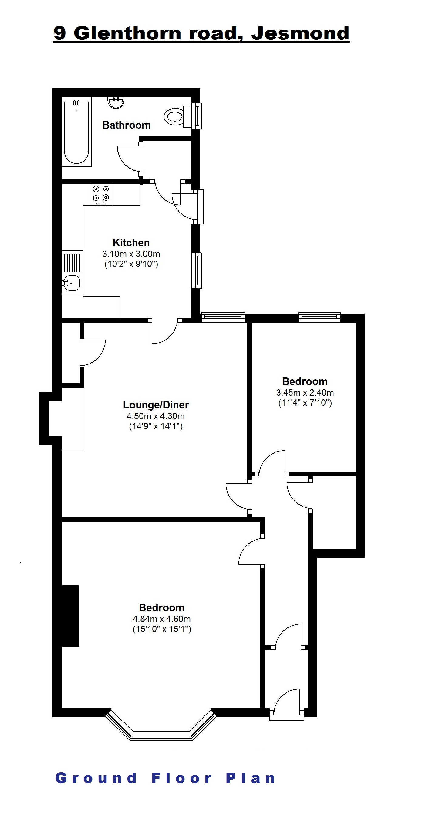 9, Glenthorn Road, Newcastle Upon Tyne floorplan