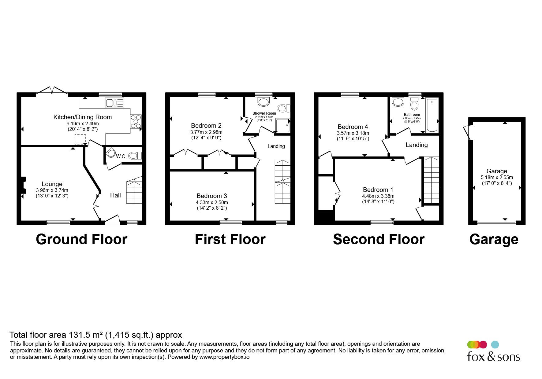 45, Hawks Rise, Yeovil floorplan