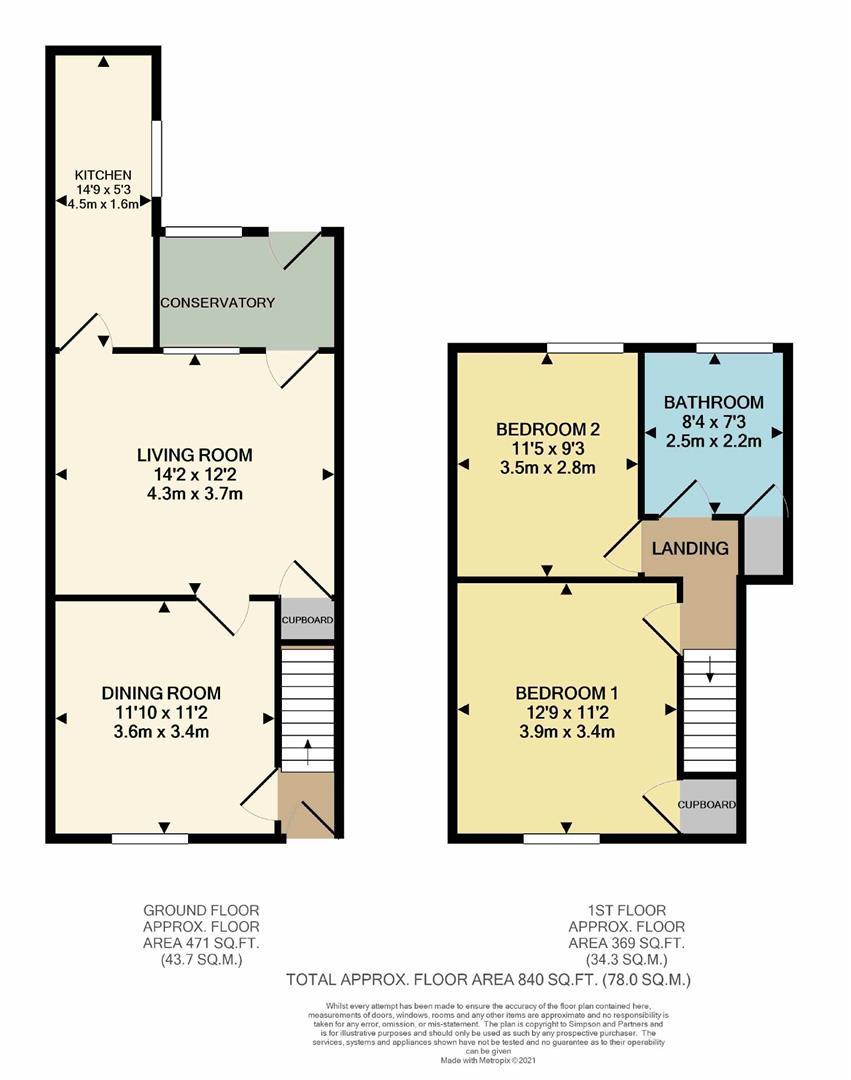 64, Grove Road, Thrapston floorplan