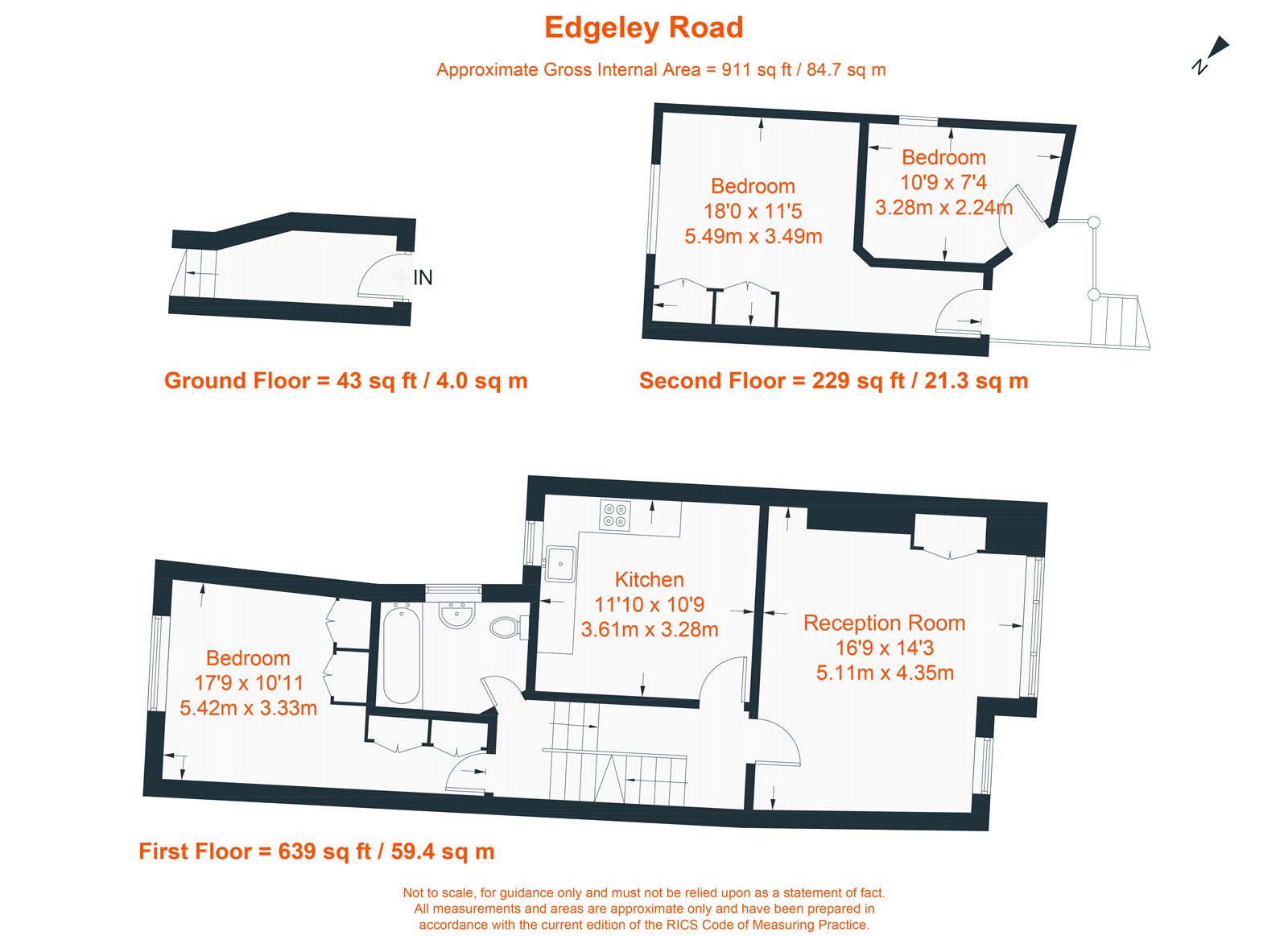 20, Edgeley Road, London floorplan