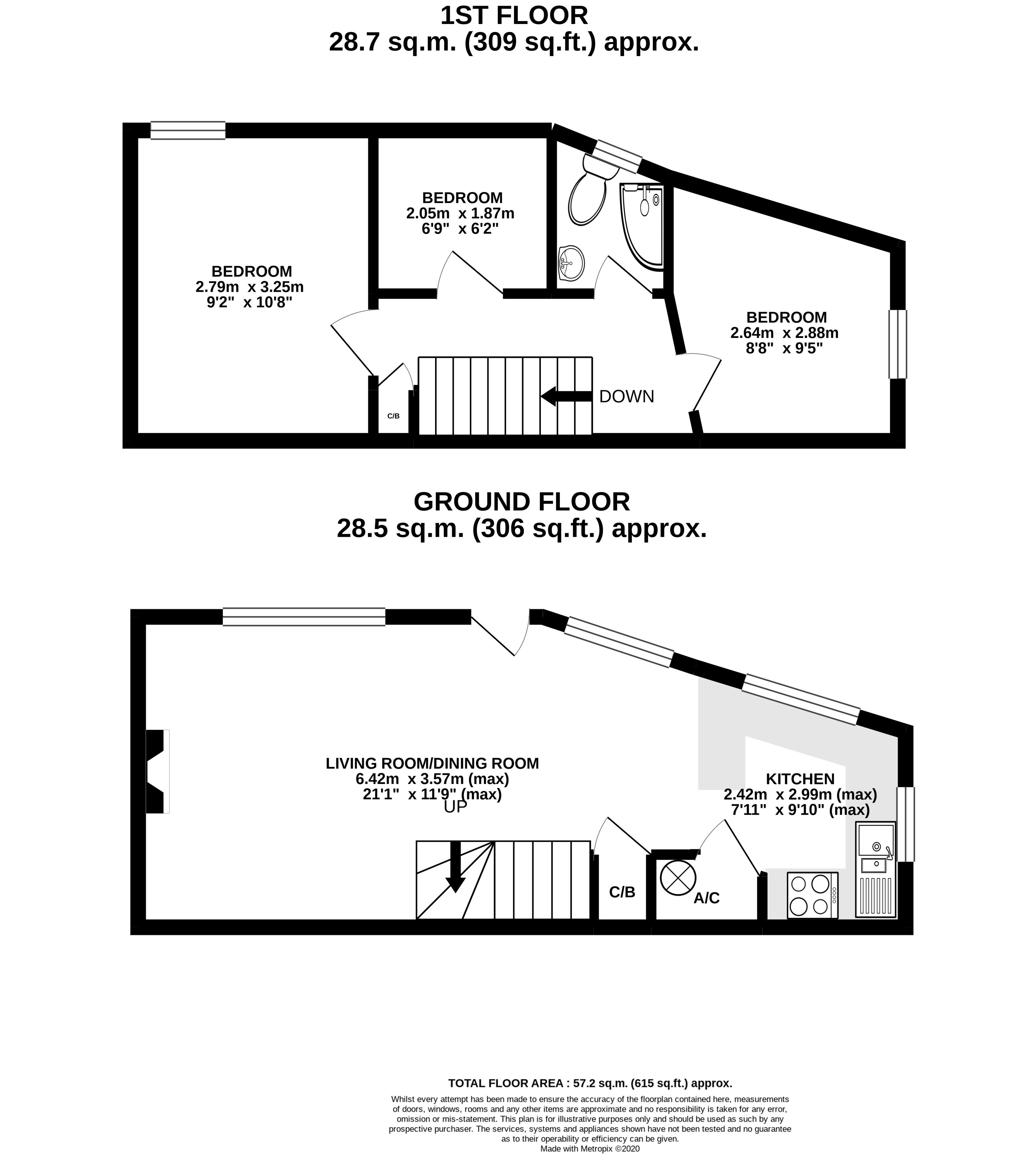 Cor Anglais, Middle Street, Port Isaac, Cornwall, Port Isaac floorplan