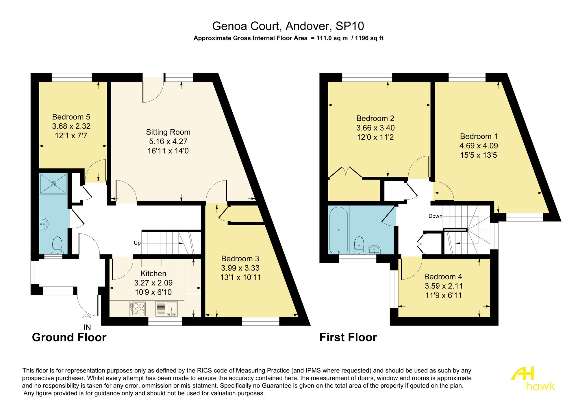 25 Genoa Court, Andover floorplan